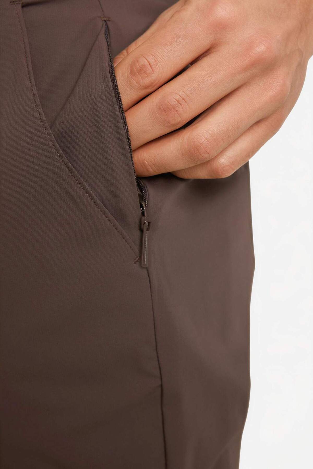 Slim Fit Pantolon G1036AX26SP — قهوه‌ای — تصویر 8 از 8