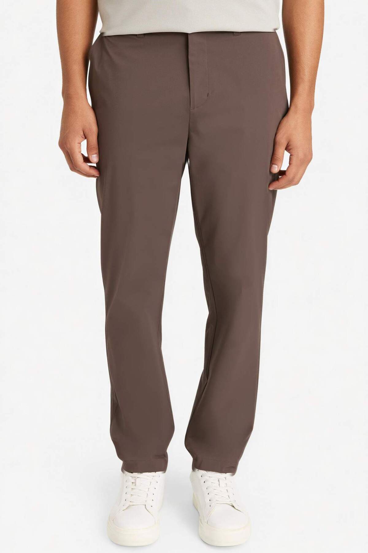 Slim Fit Pantolon G1036AX26SP — قهوه‌ای — تصویر 7 از 8