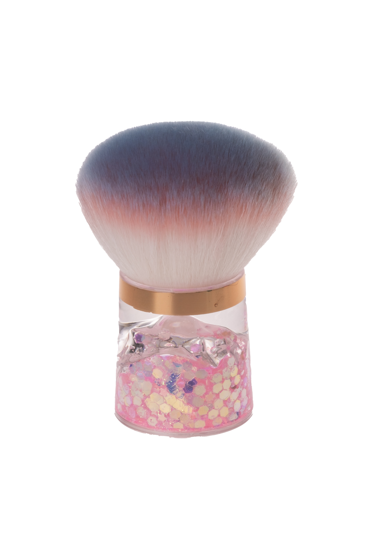 Ailika Lüks Kristal Gövdeli Nail Art Toz Temizleme Fırçası - Ultra Yumuşak NL-0095 Pembe — TozFırçası-NL-0095
