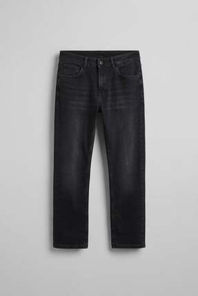 ablukaonline Erkek Regular Fit Basic Jean Pantolon Siyah