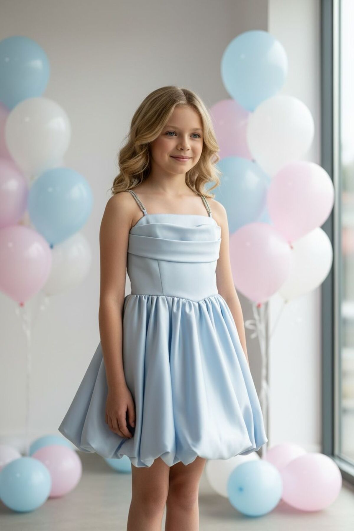 Lidya Kids KIZ ÇOCUK MEZUNİYET ELBİSESİ