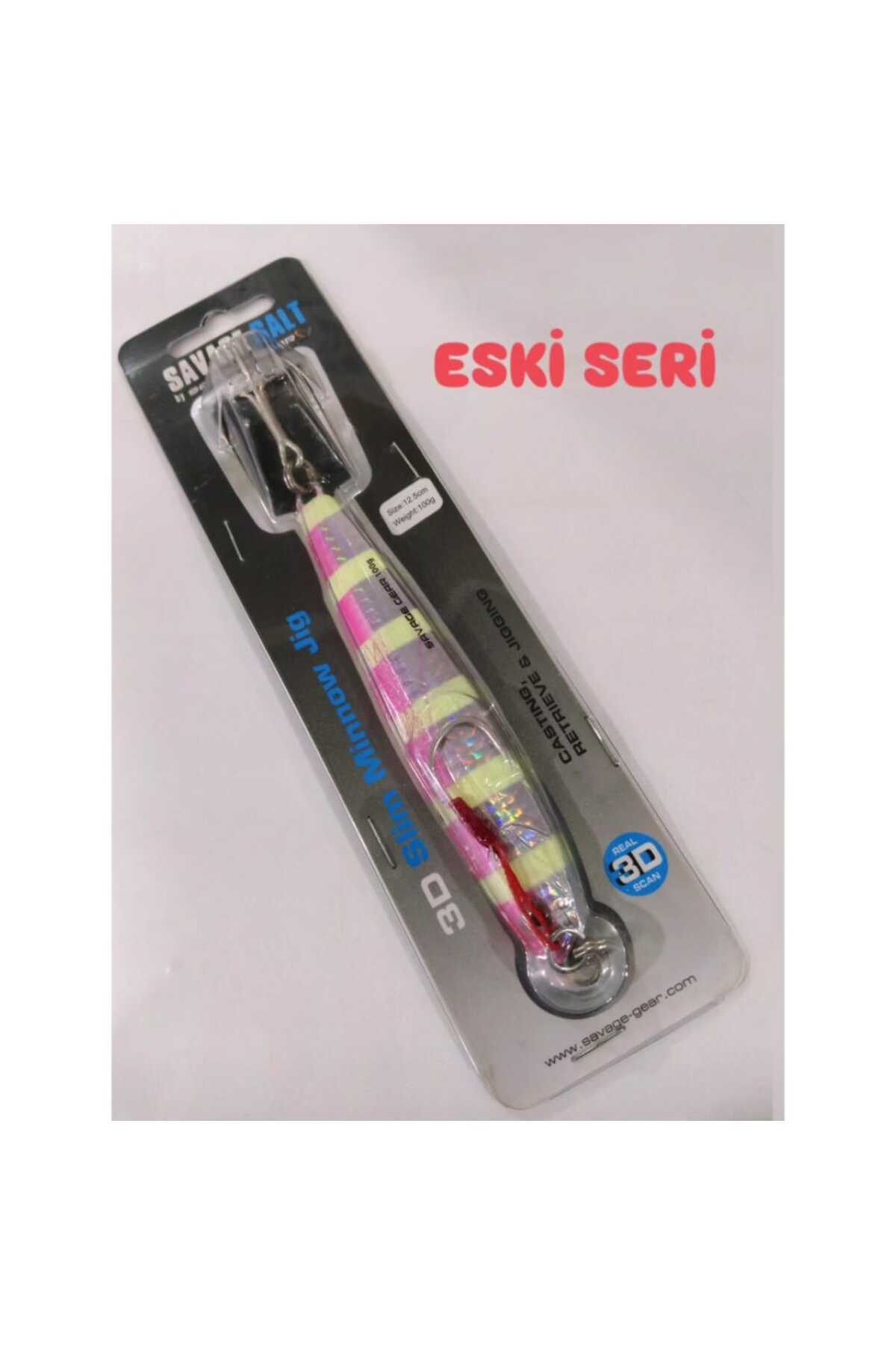 Savage Gear 3D Slim Minnow 100 GR 12,5 CM Eski Seri Jig Yem - Pink