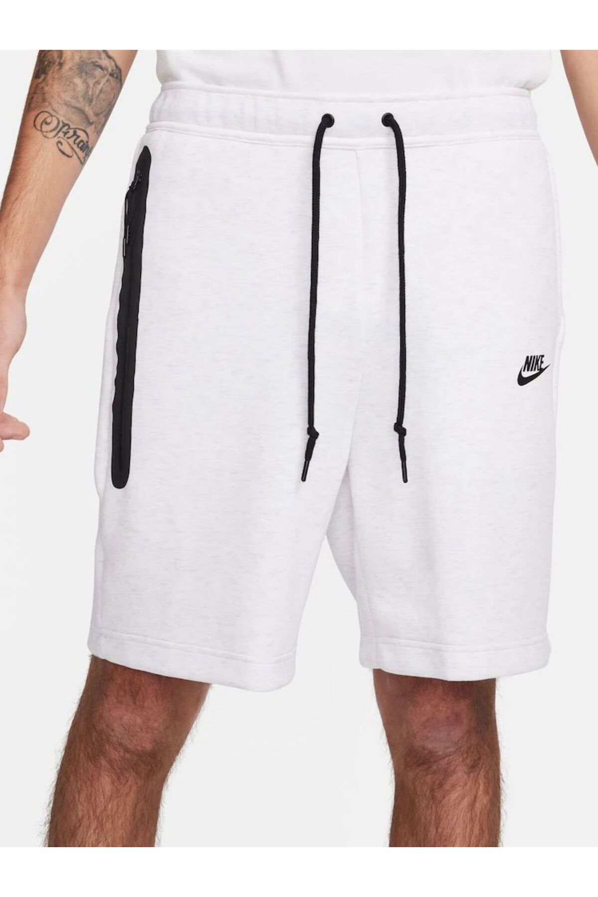 شلوارک مردانه خاکستری Tech Fleece مدل REDSPORT نایکی شورت ورزشی Nike