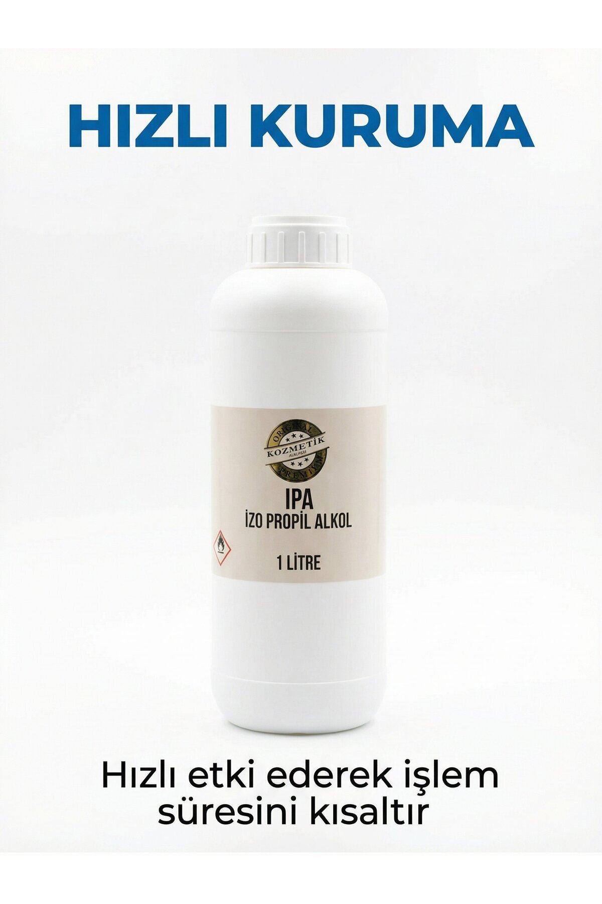 IPA Protez Saç Temizlik Solventi 1 Litre — Kzm -6361