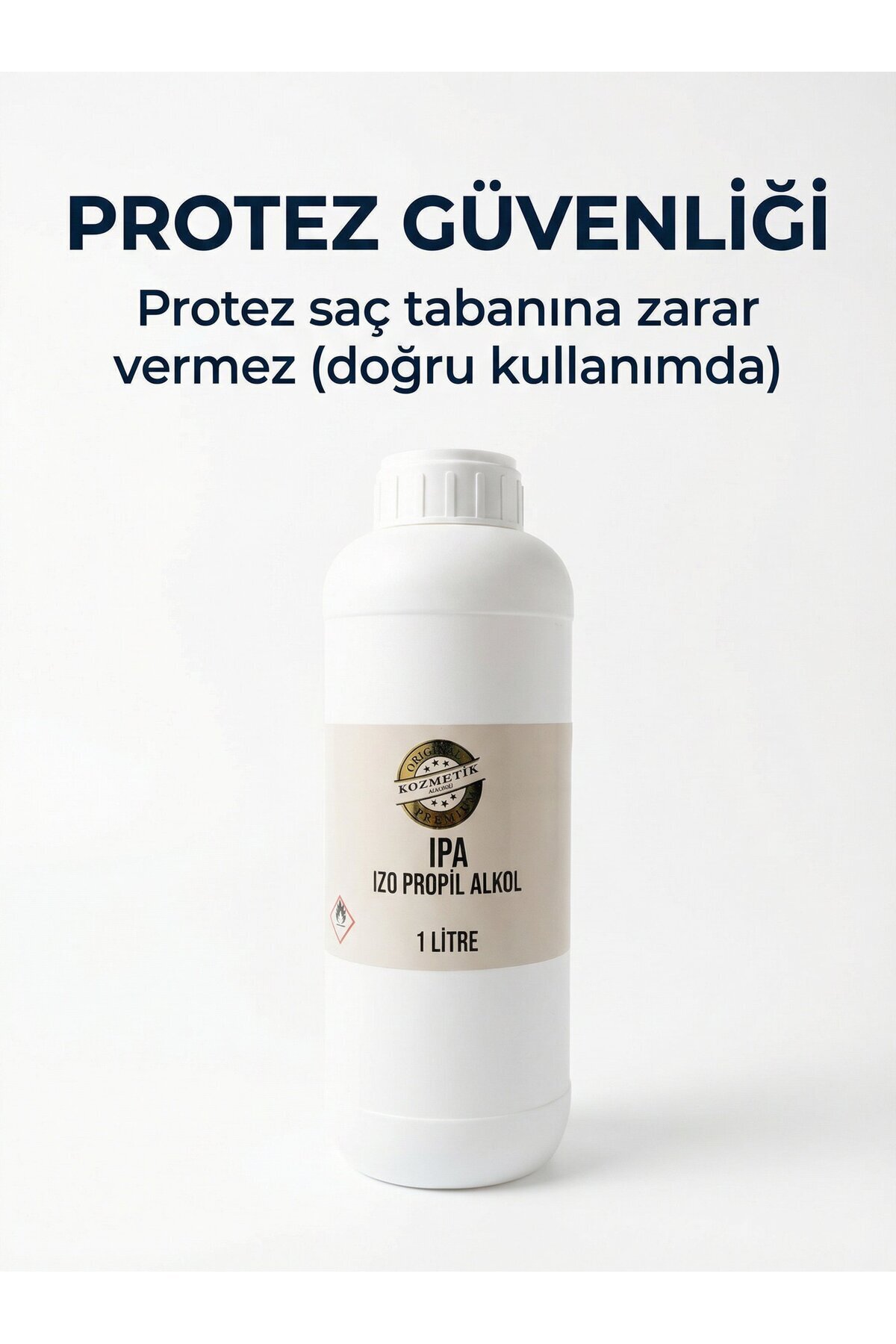 IPA Protez Saç Temizlik Solventi 1 Litre — Kzm -6361 — تصویر 2 از 3