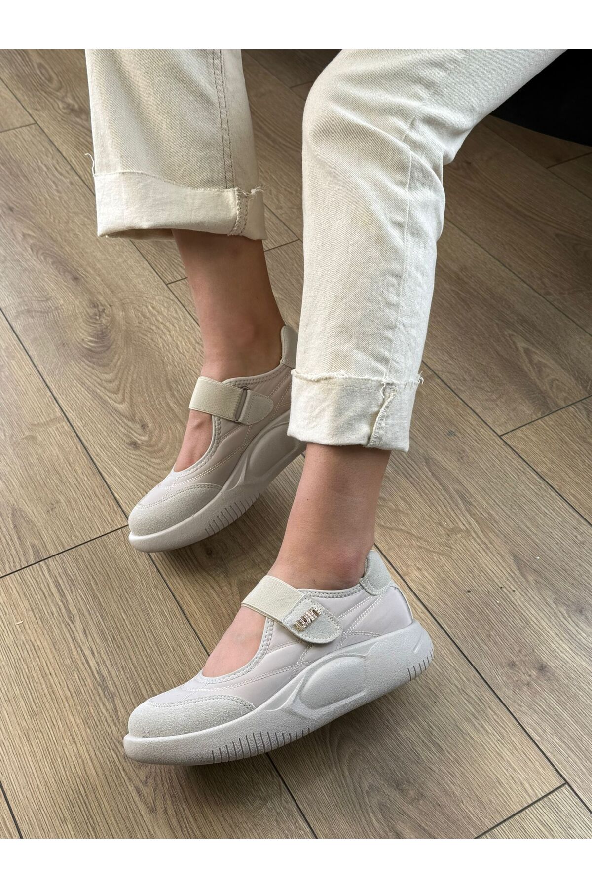 Mamito Ayakkabı CNF 211 Cırtlı Taş Detaylı Loafer görsel 3