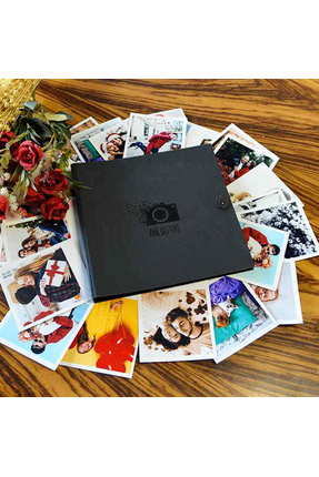 UMAYla albüm siyah anı defteri
