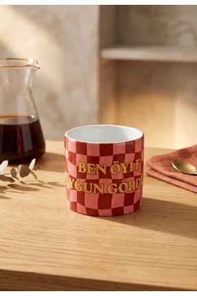 Eylül Design Retro Ben Öyle Uygun Gördüm Kupa Bardak Lüks Kahve Mug 250ml