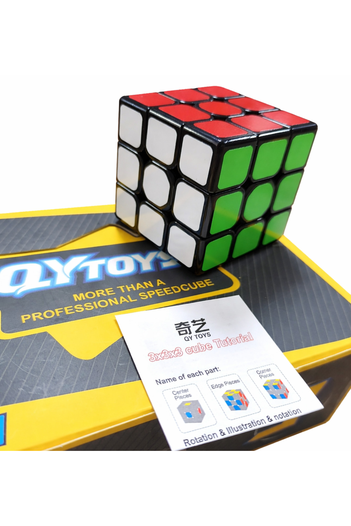 LRS STORE 3x3 QY Speed Zeka Küpü Blackhole Akıl Küpü QIYI Rübik Küp Profesyonel fotoğrafı 2 (önizleme)