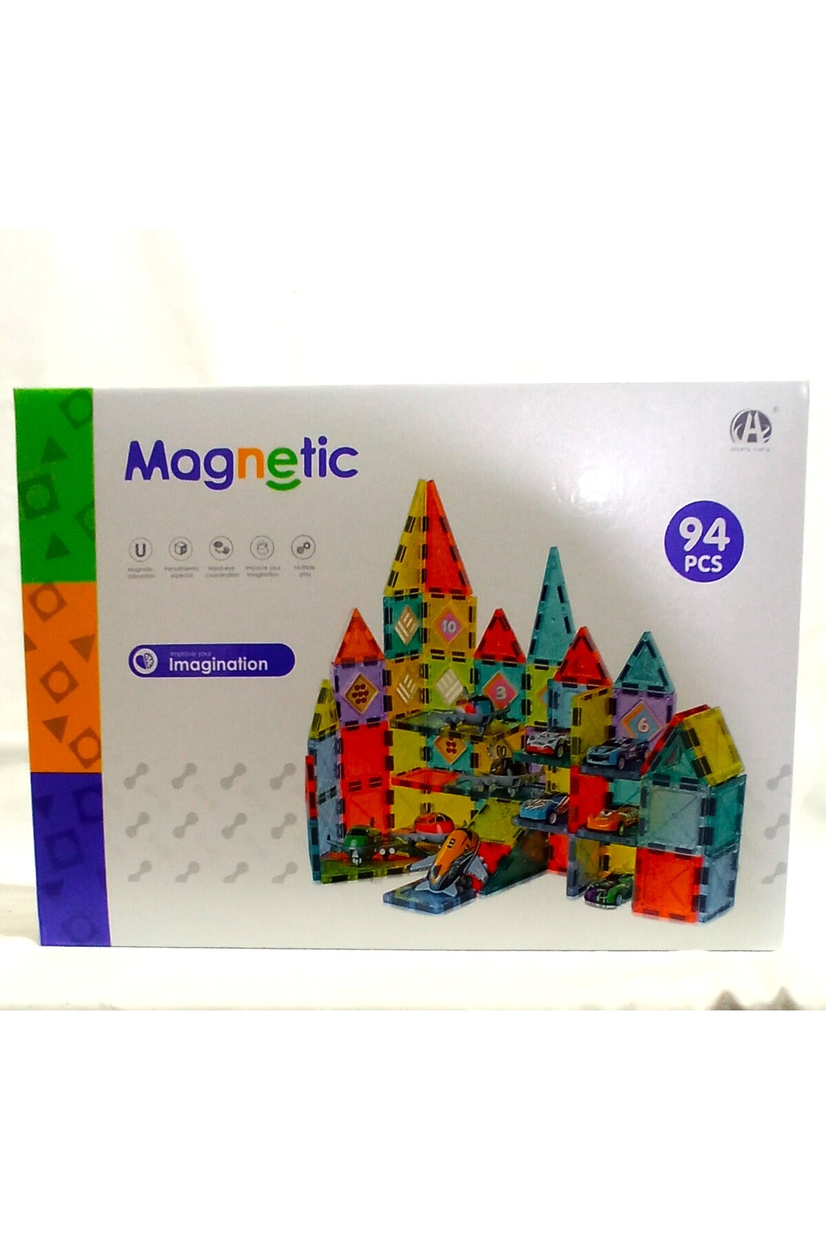 Pufline Yapı Blokları Tam 94 U Imagination Parça Mıknatıslı Manyetik fotoğrafı 3 (önizleme)
