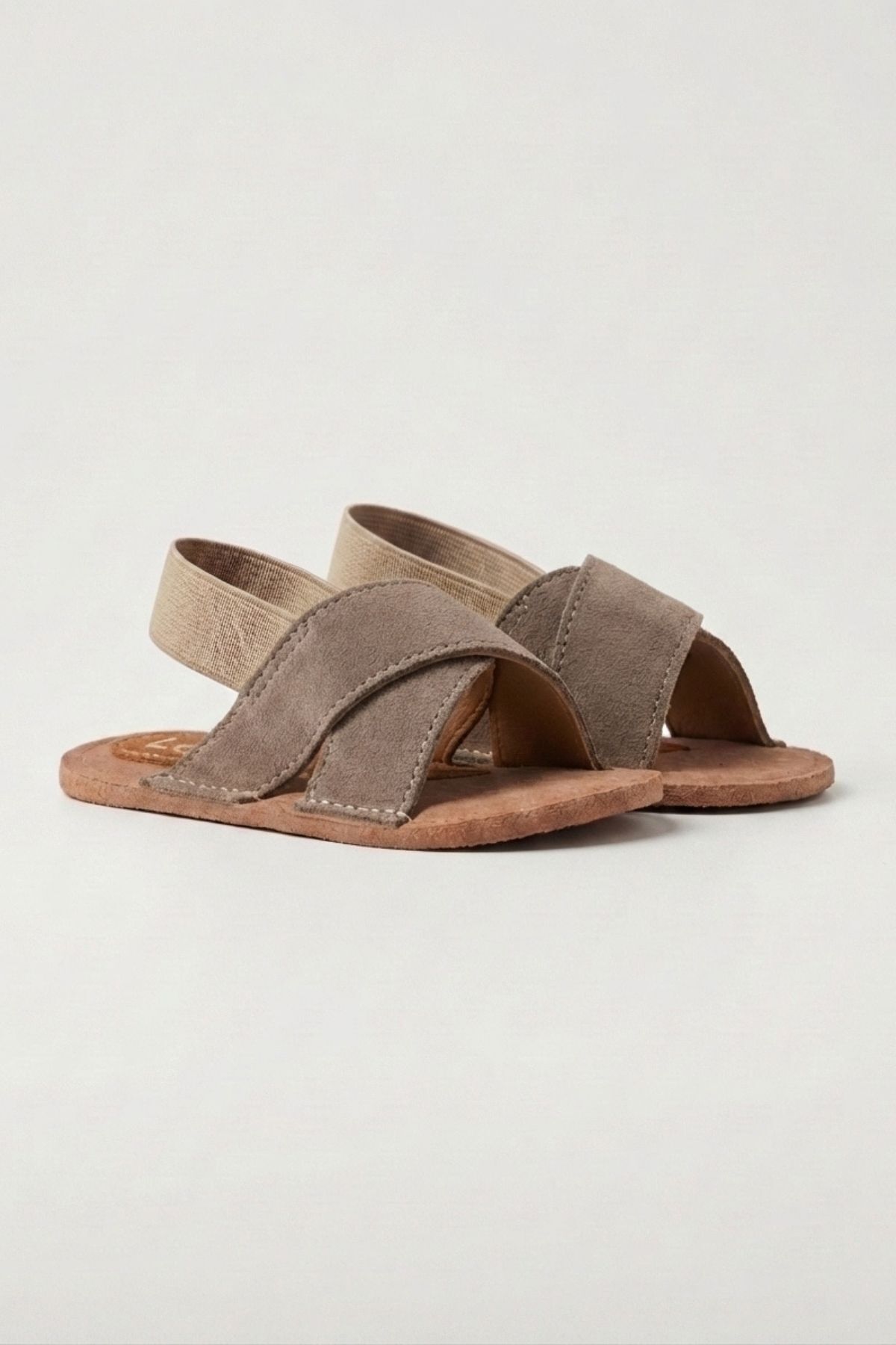 Baby Slippers, Newborn Sandals, Soft Sole, Flexible, Elastic Heel