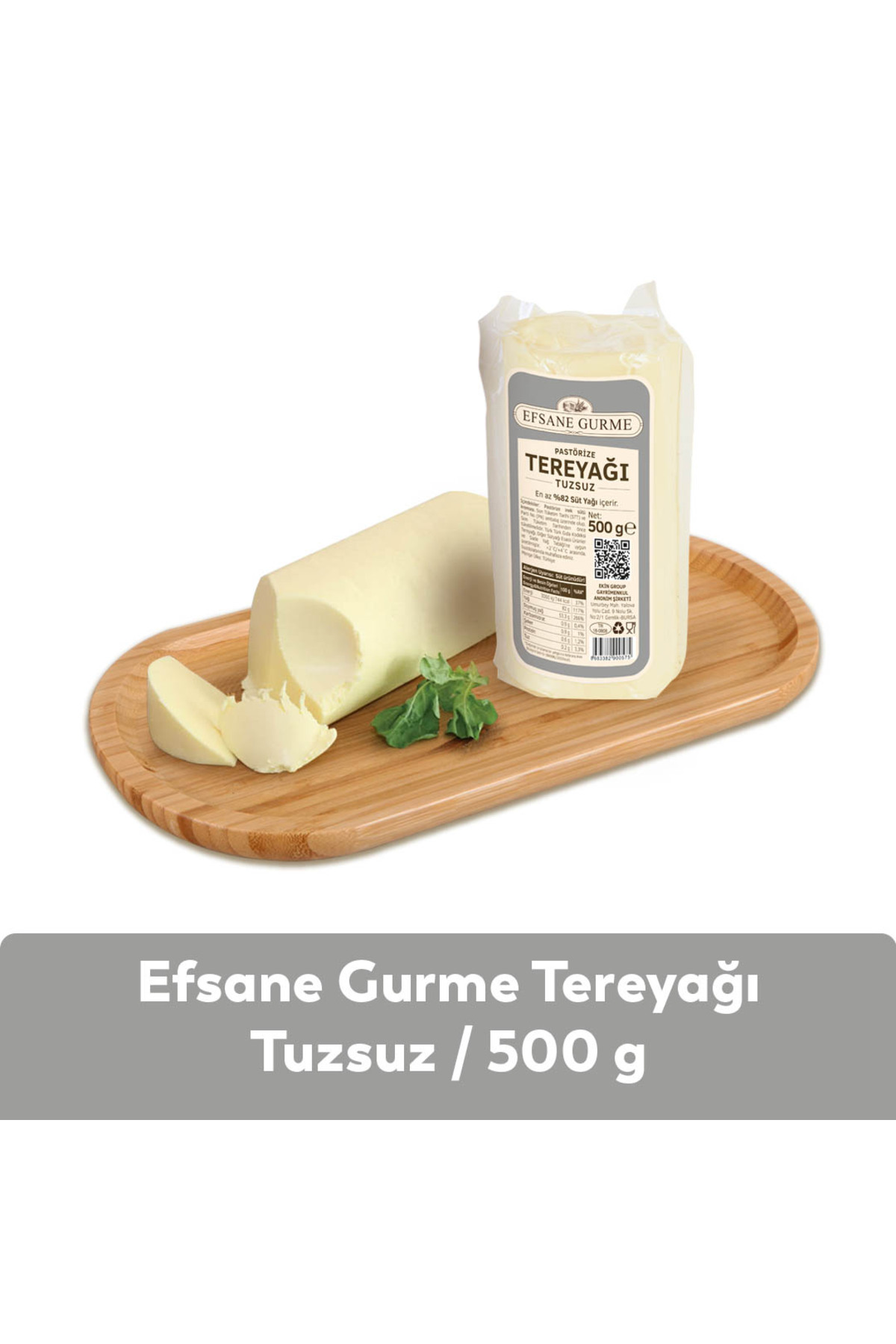 Kavlak Zeytin Efsane Gurme Pastörize Tereyağı Tuzsuz 500 GR