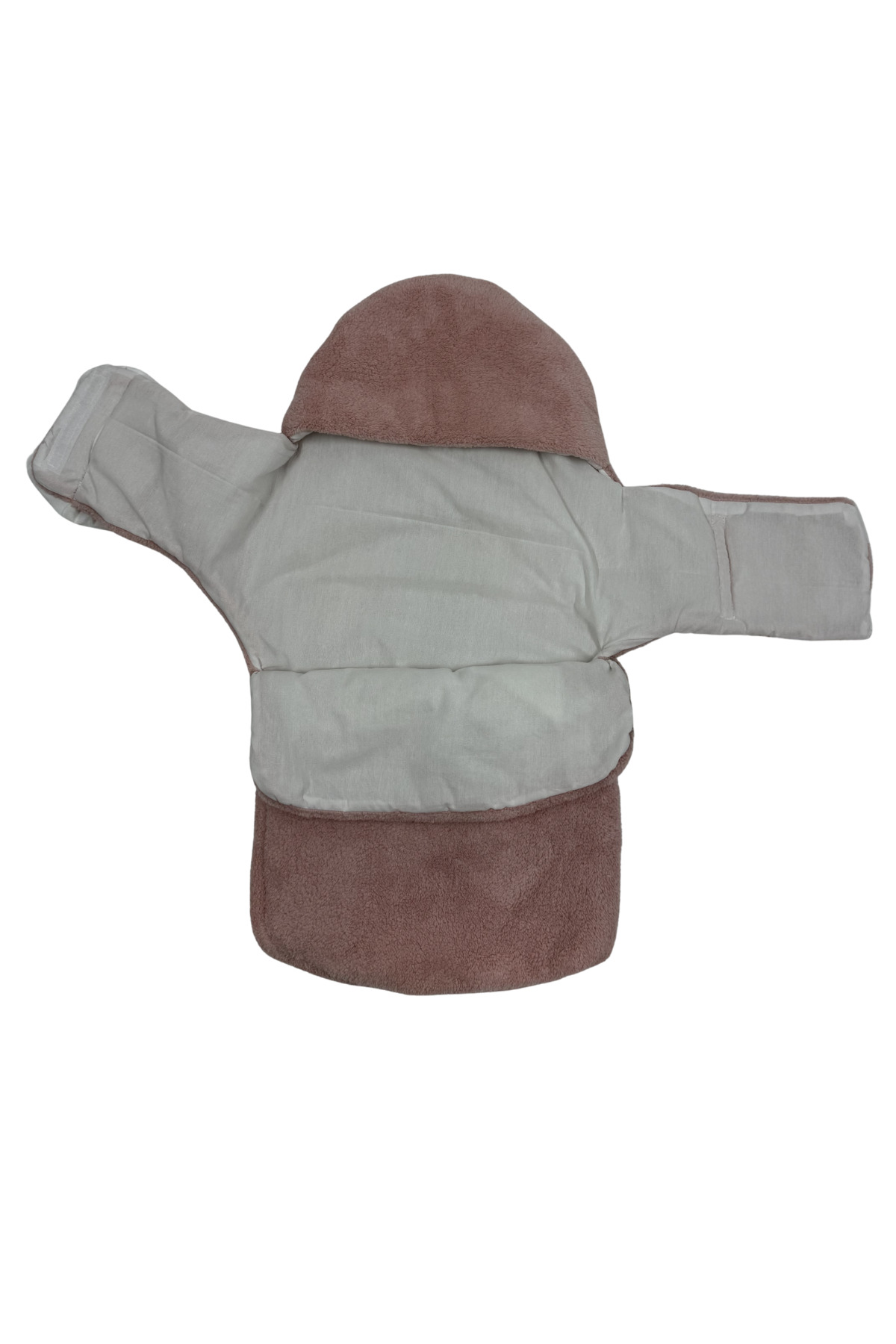 Happy Baby Dikiş Atölyesi 0-12 Ay İçi Elyaflı Peluş Welsoft Kapüşonlu Dış Bebek Kundak Kundağı Battaniyesi Kışlık Uyku Tulumu fotoğrafı 3 (önizleme)