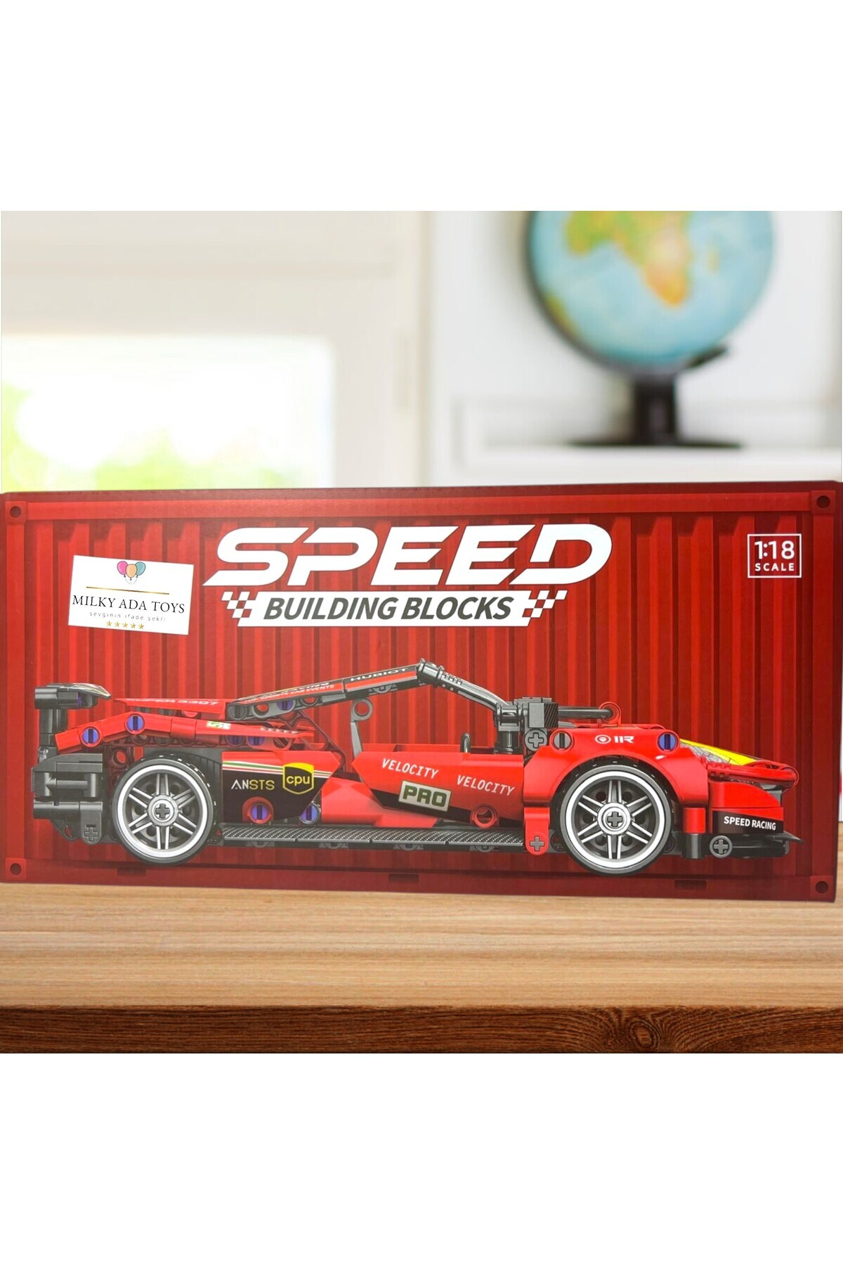 MİLKYADATOYS speed building blocks süper spor arabalar 1:18 ölçek 25-30 cm 420+ parça blok seti 8 FARKLI MODEL fotoğrafı 7 (önizleme)