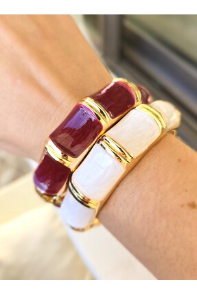 Seen by Seda Kemik Model Mineli Kelepçe Bileklik