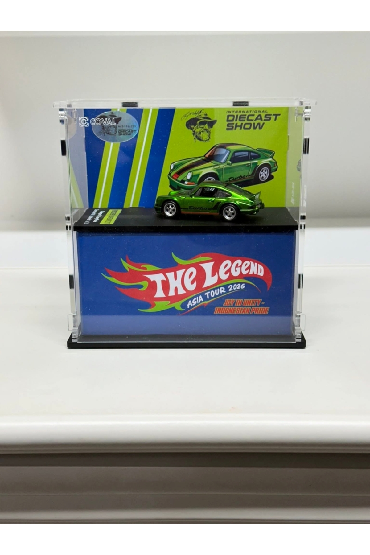 HOT WHEELS PORSCHE 911 CARRERA RS 2.7 International Diecast Show 2026 Jakarta FUAR MODELİ (200 LİMİT) fotoğrafı 7 (önizleme)