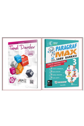 Mavi Tebeşir Yayınları 3. SINIF Temel Dersler Soru Bankası & Paragraf Max