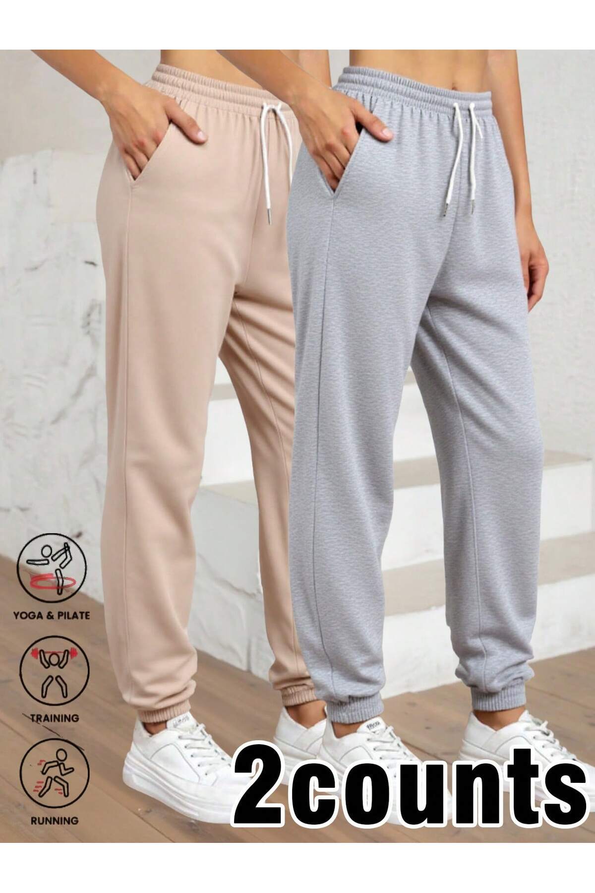 By Layina UNISEX SET HALİNDE EŞOFMAN ALTI görsel 7