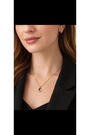 ZDK Gold ay desenli kolye