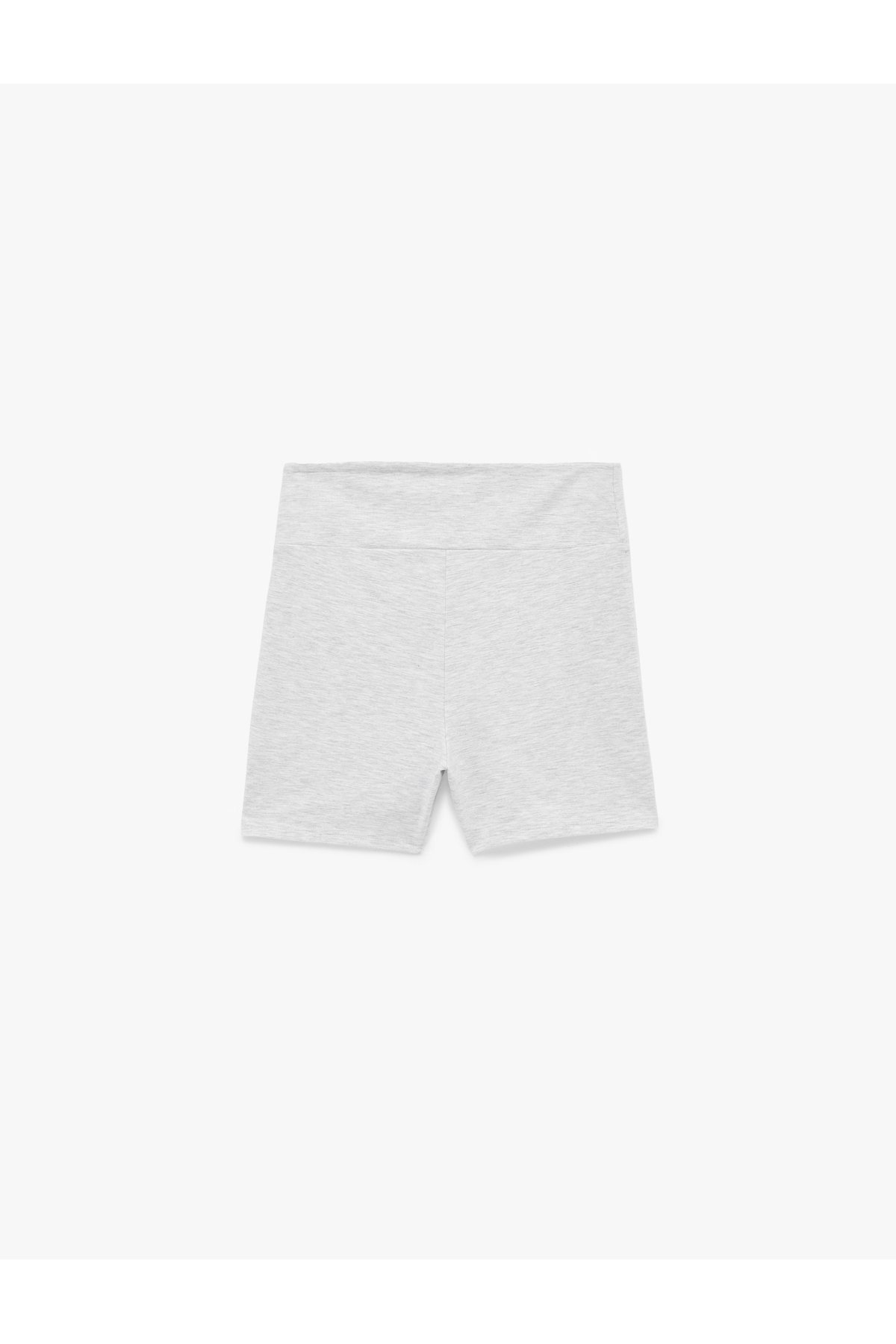 Koton Yüksek Bel Slim Fit Spor Biker Tayt görsel 4