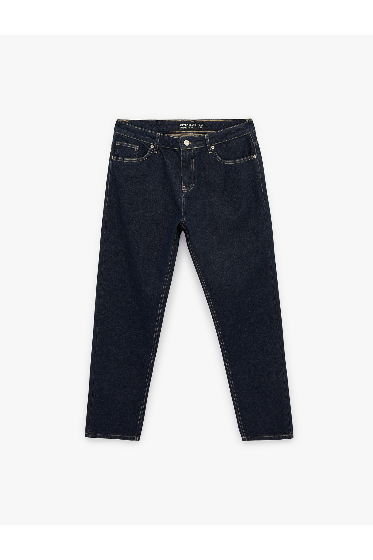 Koton Normal Bel Pamuklu Cepli Tapered Fit Jean Pantolon - Joe Jean görsel 3