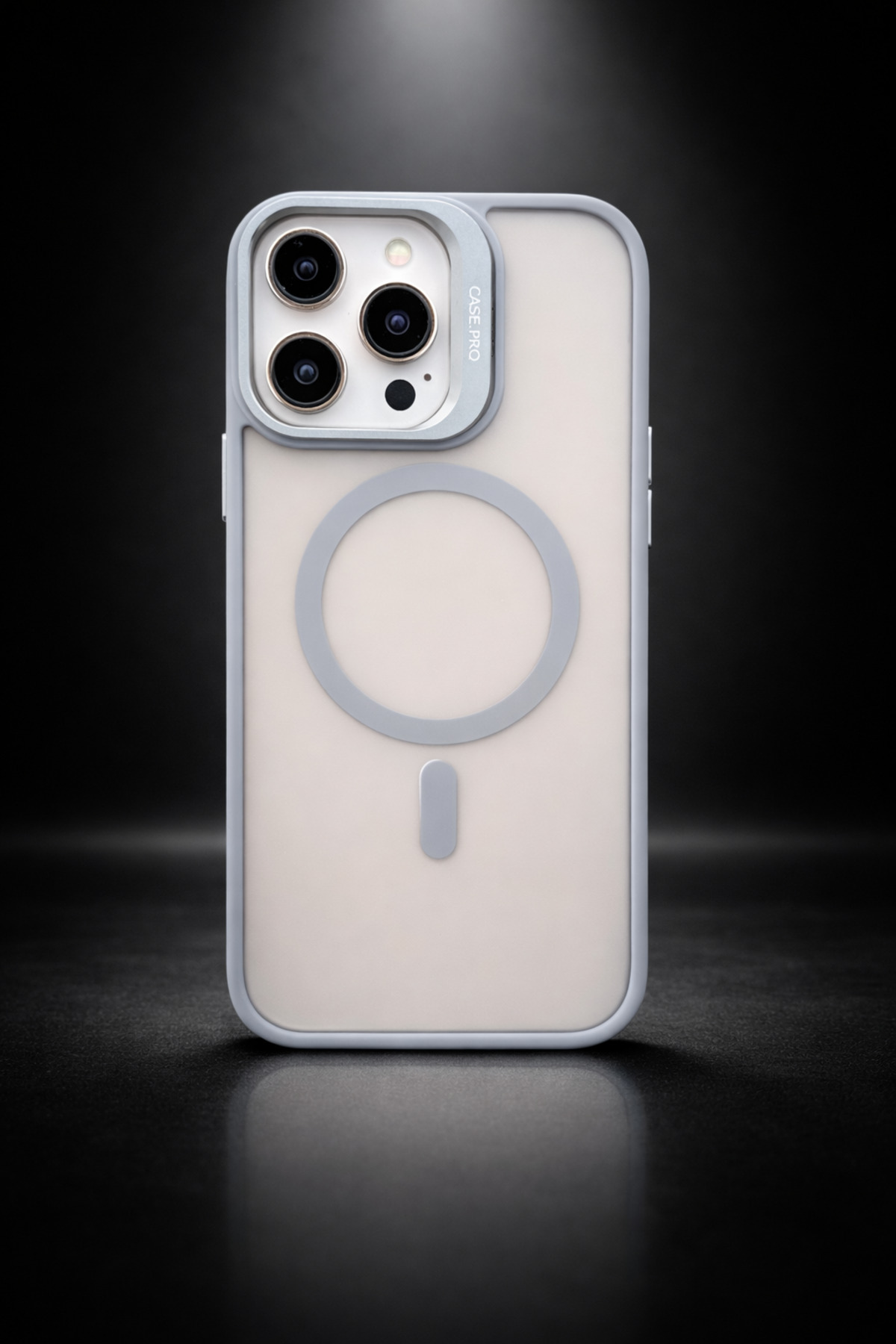 ONLY İPHONE 12 PROMAX COMPATIBLE Camera Lens Matte Premium Phone Case with Gift Stand..