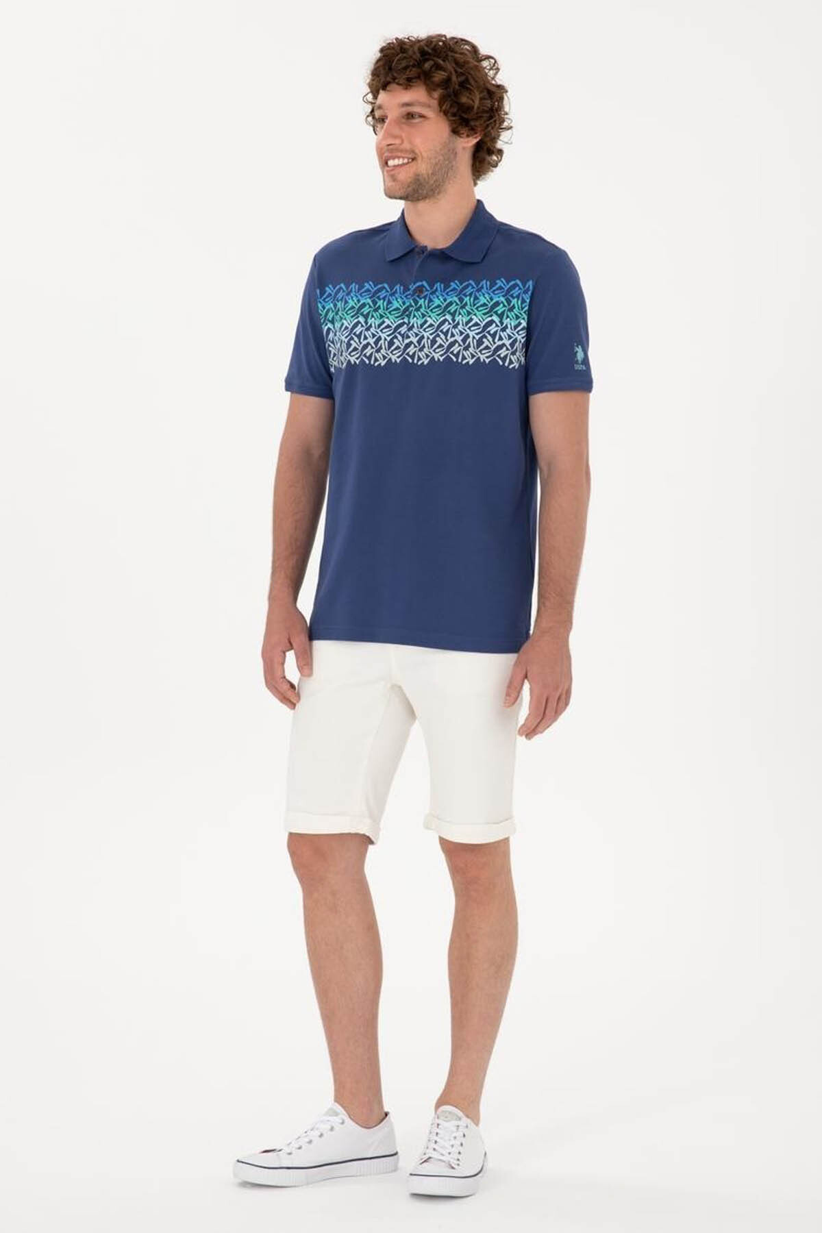 پولوشرت مردانه یقه پلو | یو اس پولو U.S. Polo Assn. 26Y129000281_129081 TR - تصویر 4