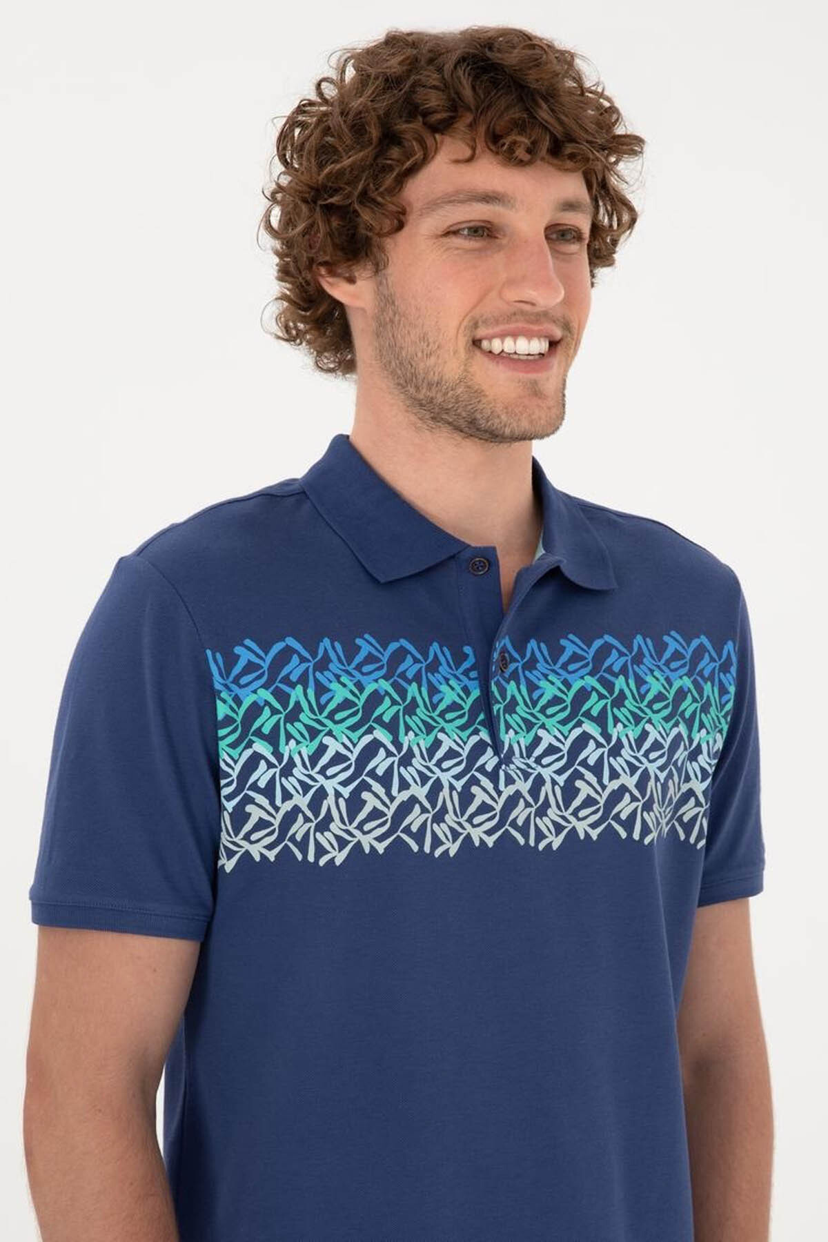 پولوشرت مردانه یقه پلو | یو اس پولو U.S. Polo Assn. 26Y129000281_129081 TR - تصویر 2