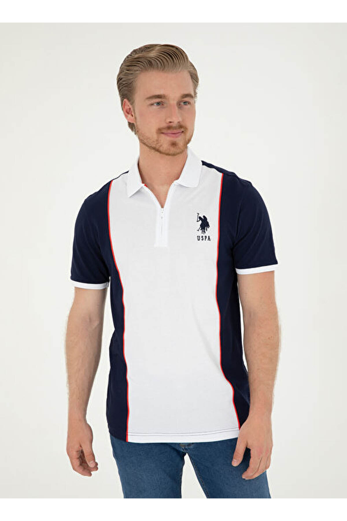 پولوشرت مردانه یقه پلو | یو اس پولو U.S. Polo Assn. 1826874 TR - تصویر 3