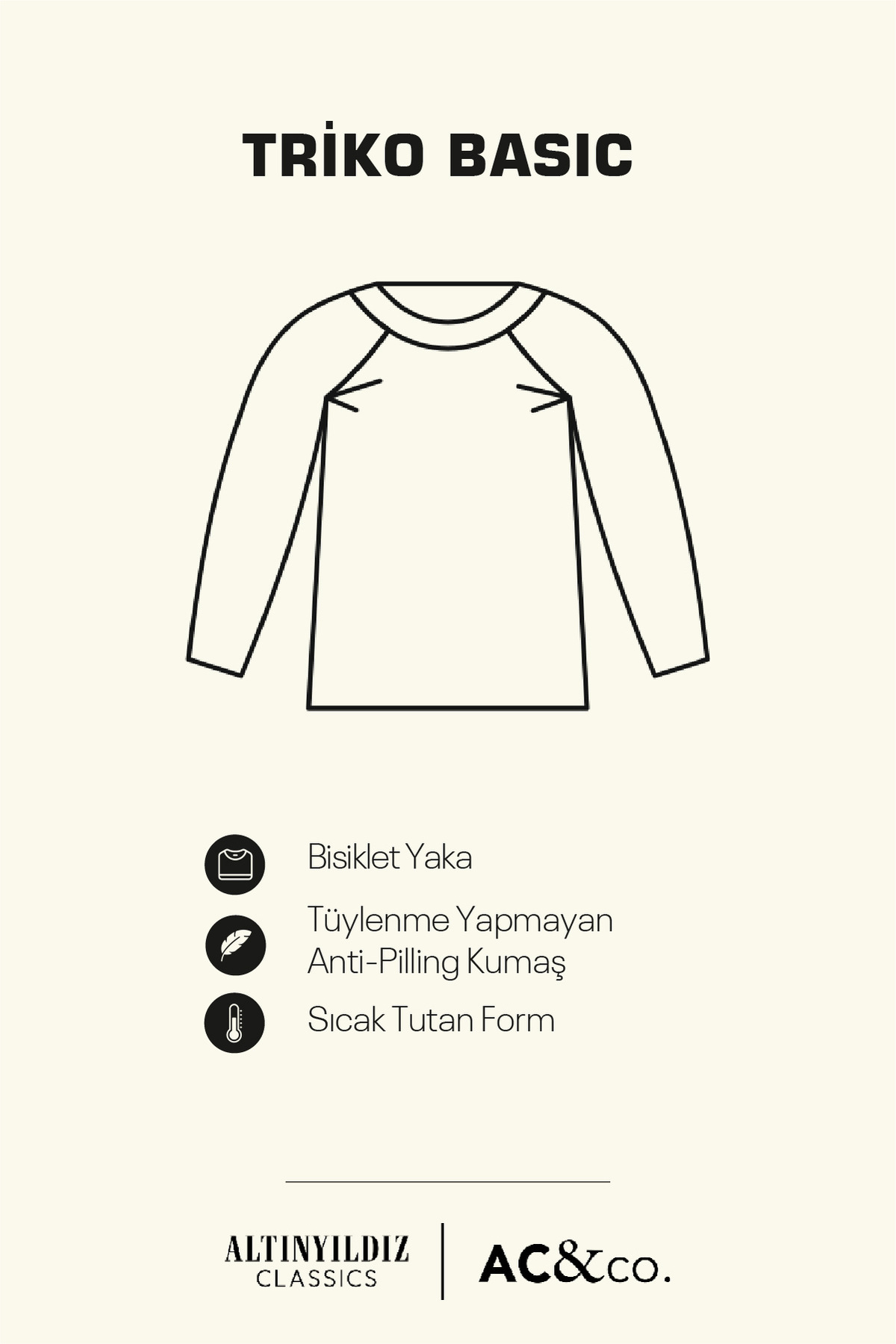 ALTINYILDIZ CLASSICS Erkek Lacivert Tüylenme Yapmayan Anti-pilling Standart Fit Normal Kesim Bisiklet Yaka Triko Kazak görsel 3