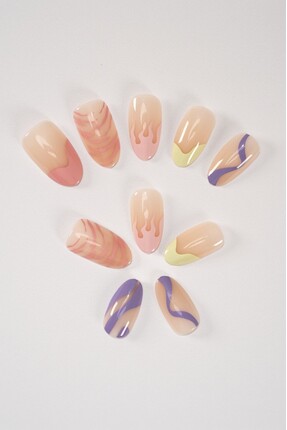 POP Beauty Takma Tırnak Seti & Zararsız Yapıştırıcı POPBeauty10085