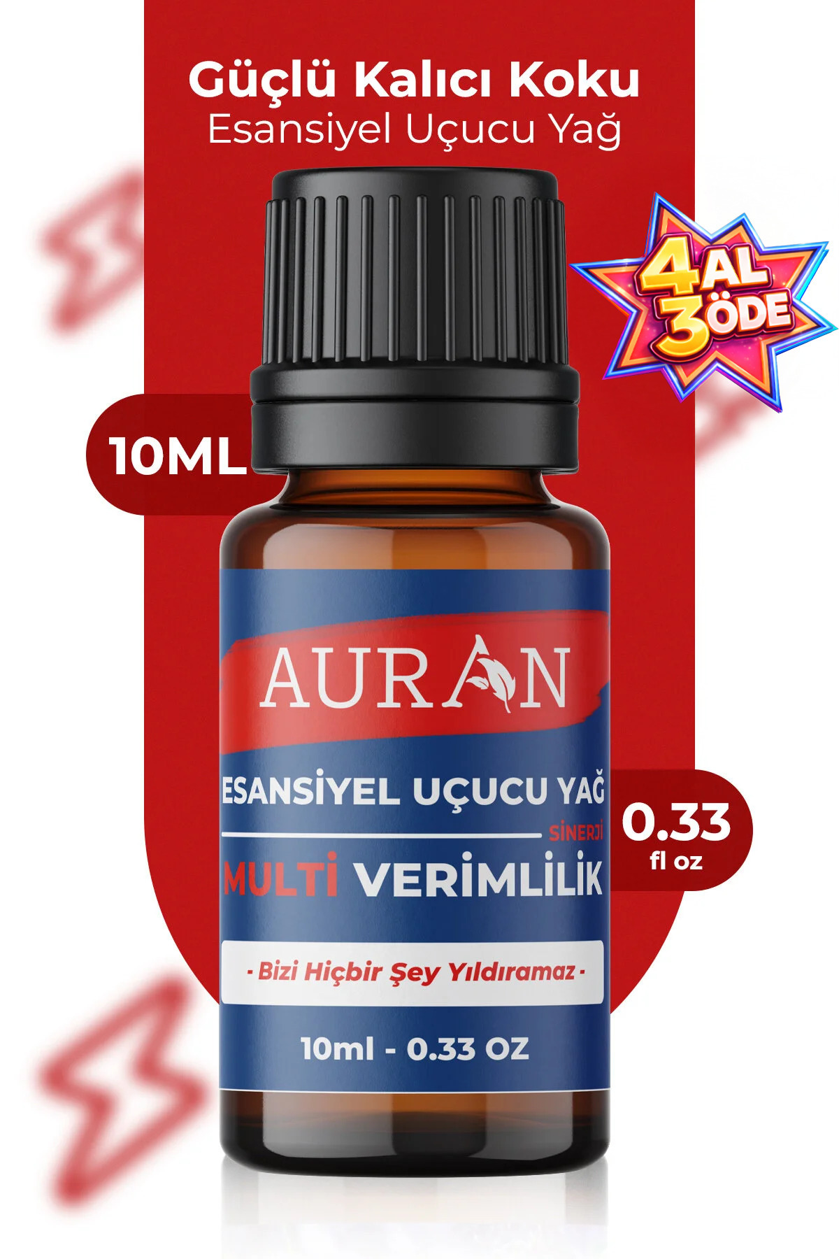 AURAN Multi Verimlilik Esansiyel Uçucu Koku Yağı Ortam Kokusu Doğal Yağ ...