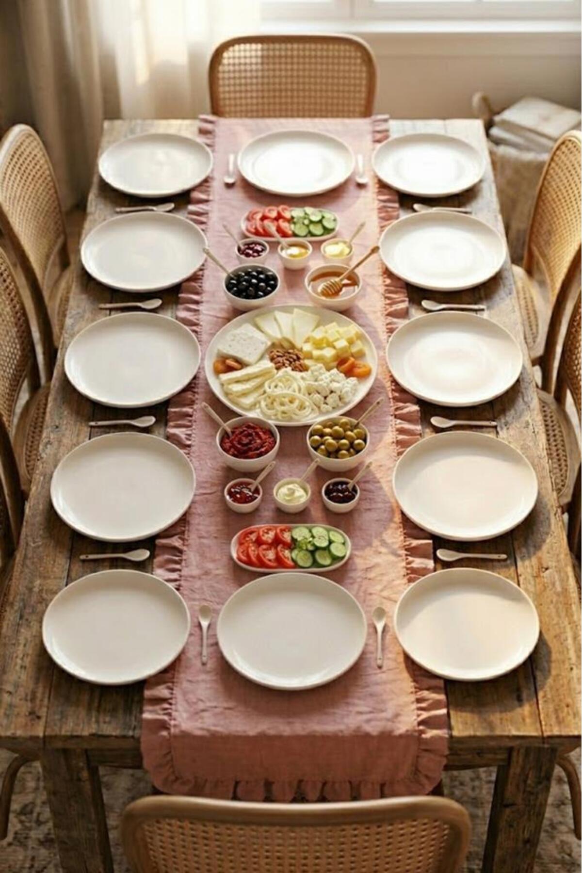 by Bambum Duru 37 Piece Porcelain Breakfast Set Breakfast Set - Serving Set