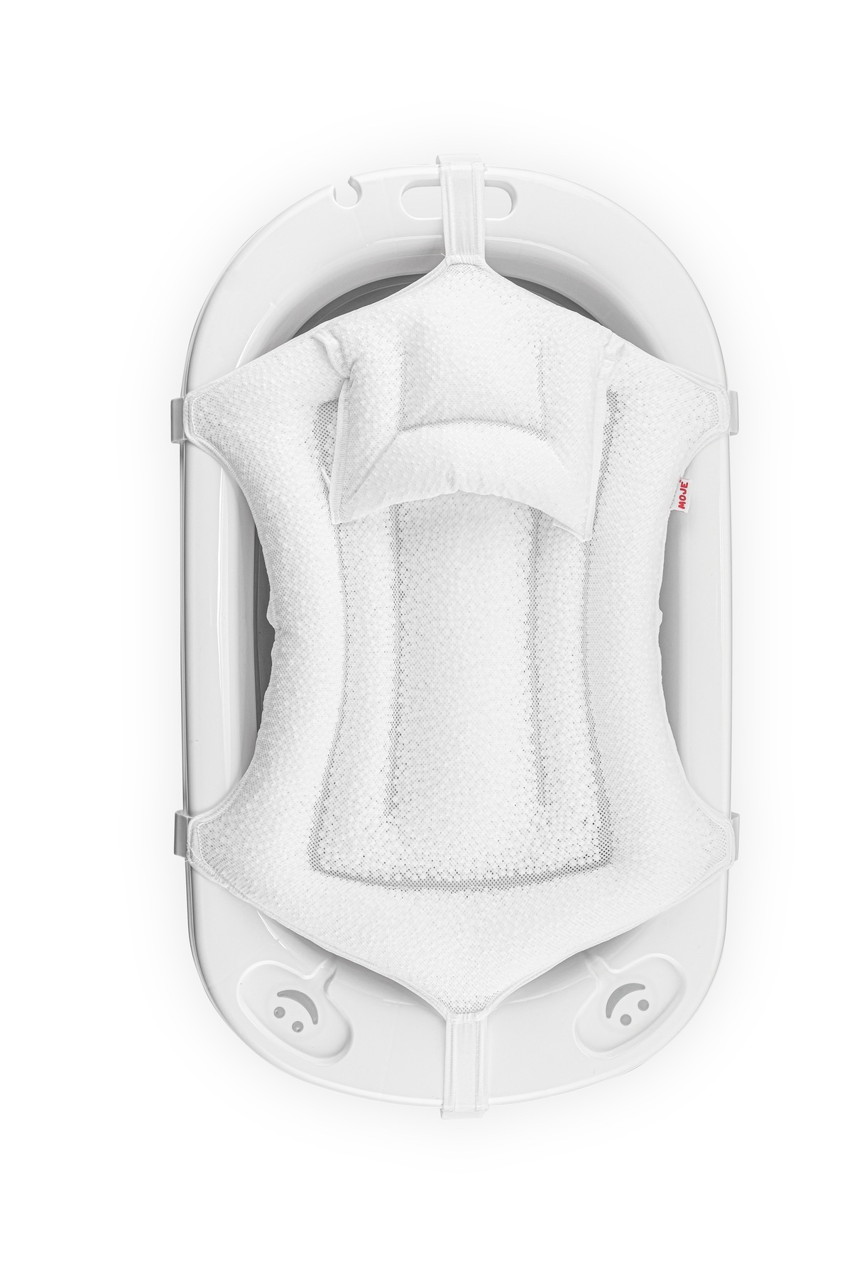 Moje bebek Küvet filesi Banyo Filesi yastıklı (KATLANIR KÜVETLEREDE UYGUN) fotoğrafı 4 (önizleme)