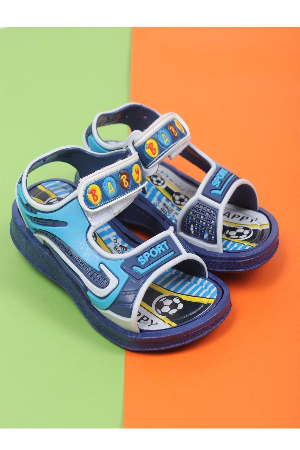 Kid's World Düdüklü Öten Bebek Plaj Havuz Kaydırmaz Sandalet Ddk01 fotoğrafı 5 (önizleme)