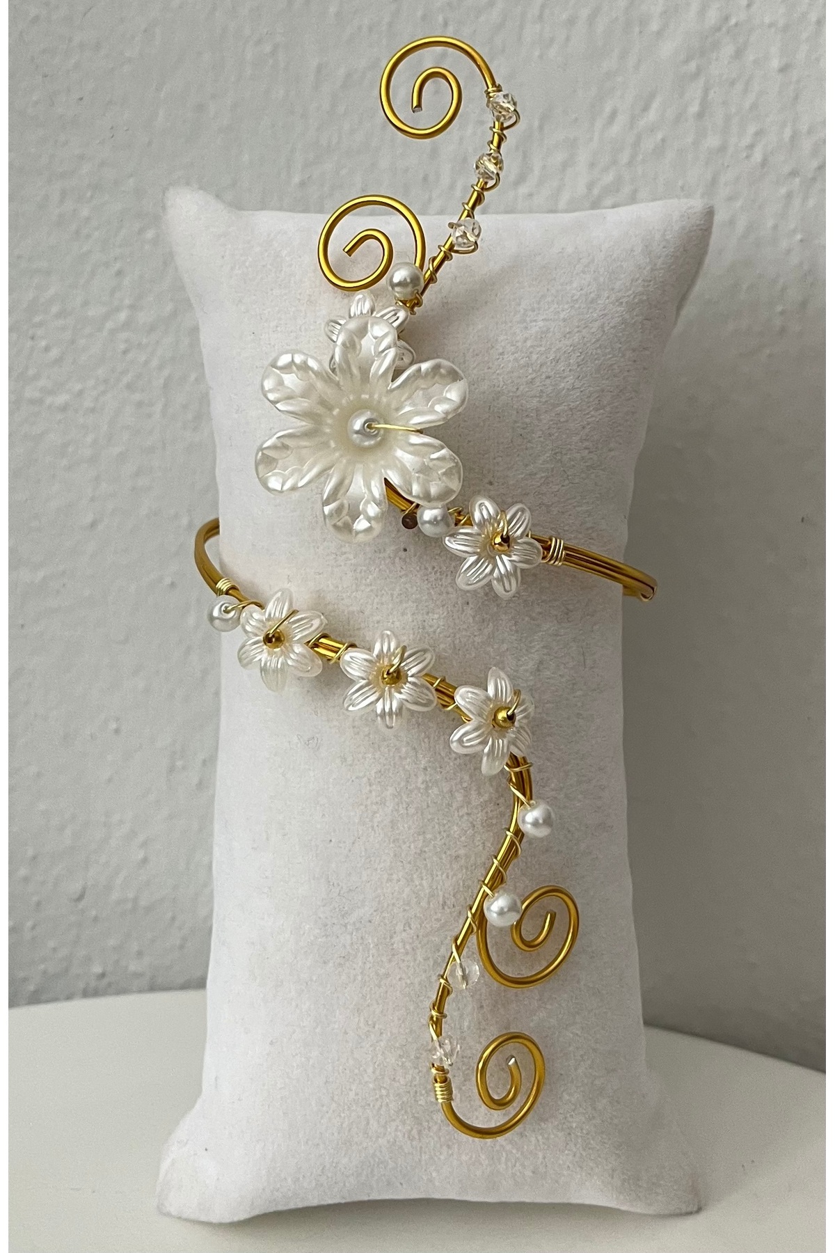 abeljewelry  Çiçekli Vintage Coquette Ayarlanabilir Bileklik Armcuff Arm cuff