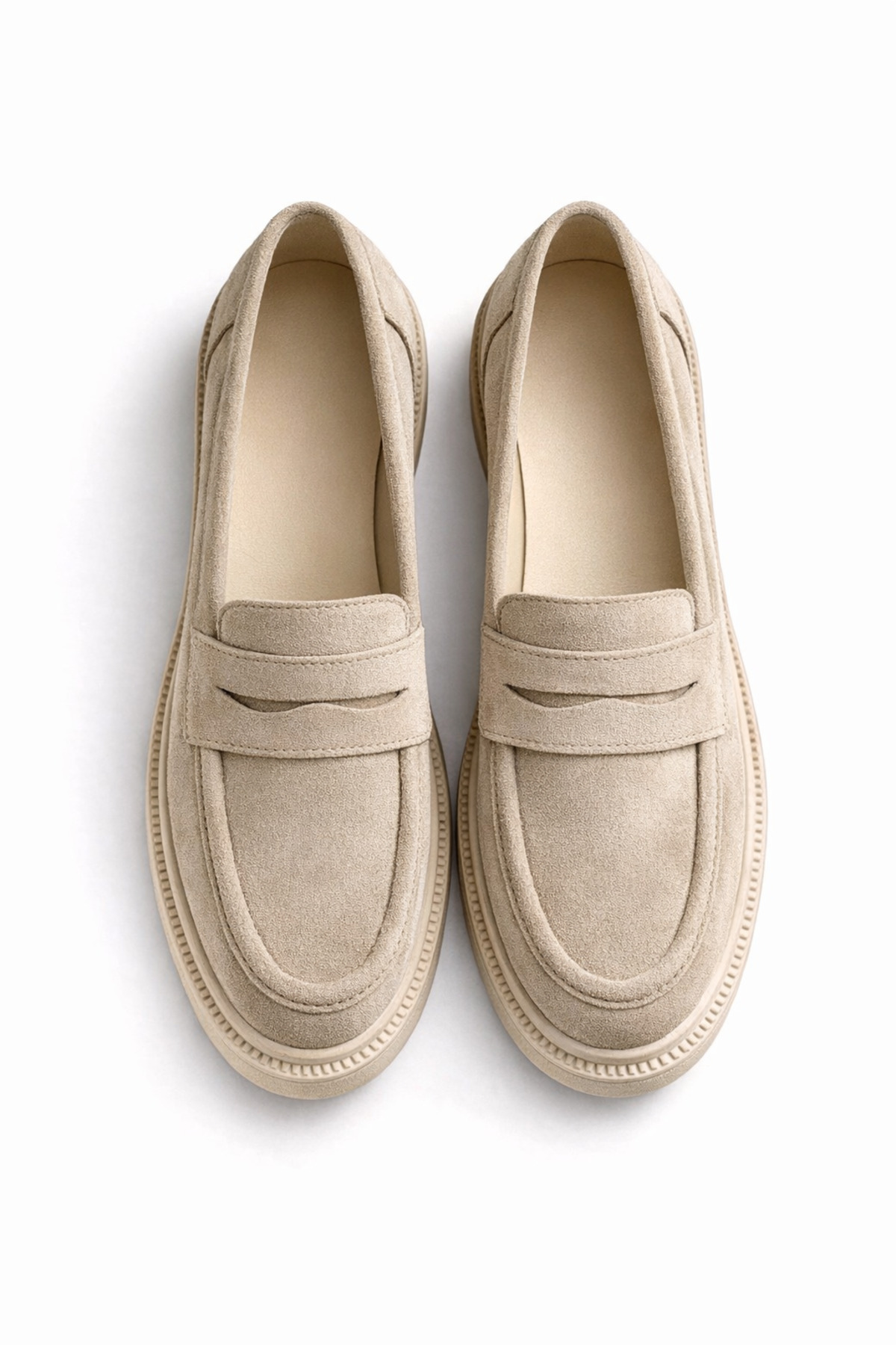 Women's Black Suede Loafer Casual Flat Sole Masculine Shoes