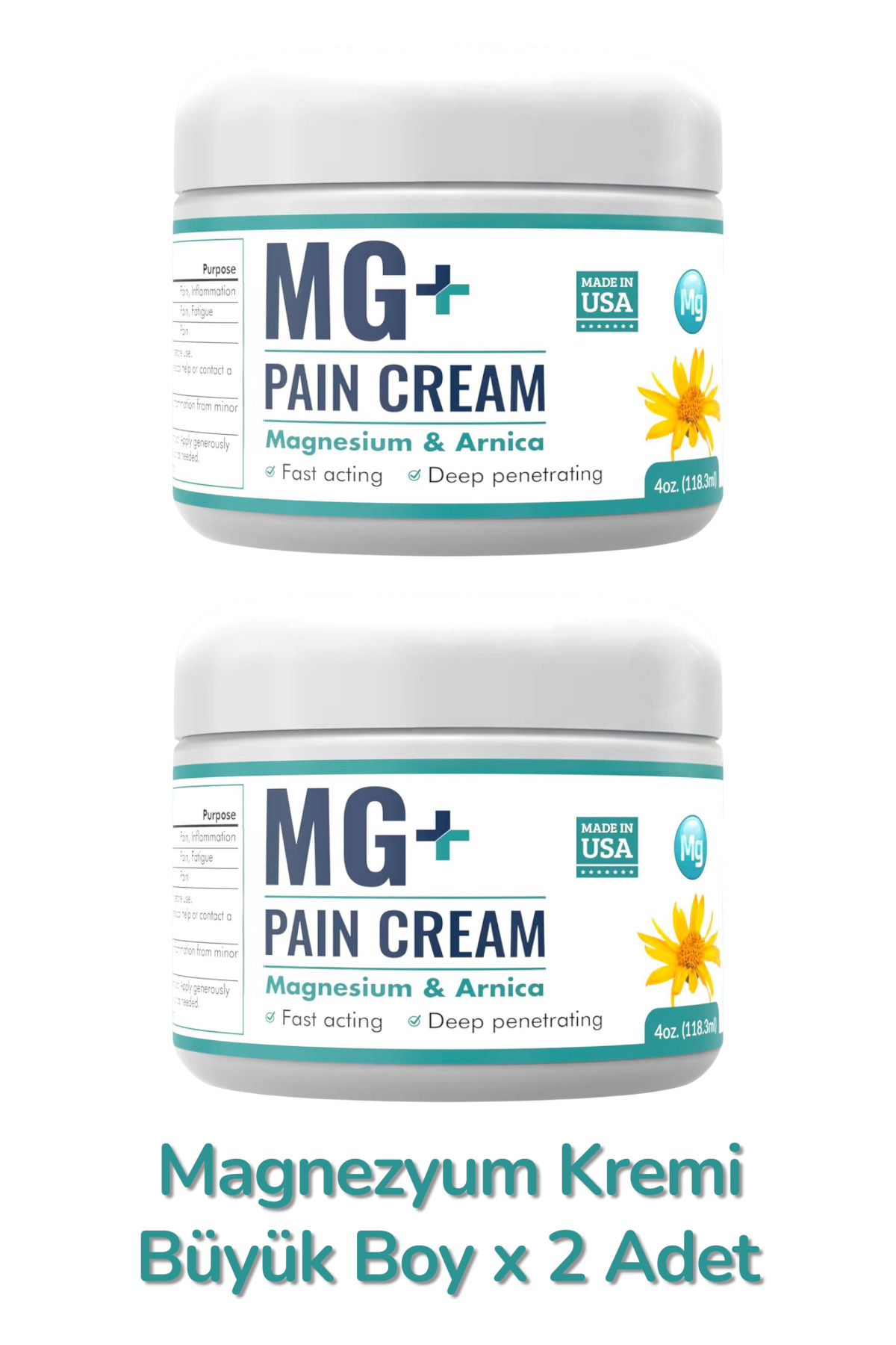 ULFİSU COSMETİCO Magnezyumlu Krem 2 Adet - Magnezyumlu Krem — ULF-MGMAGNESİUM-2