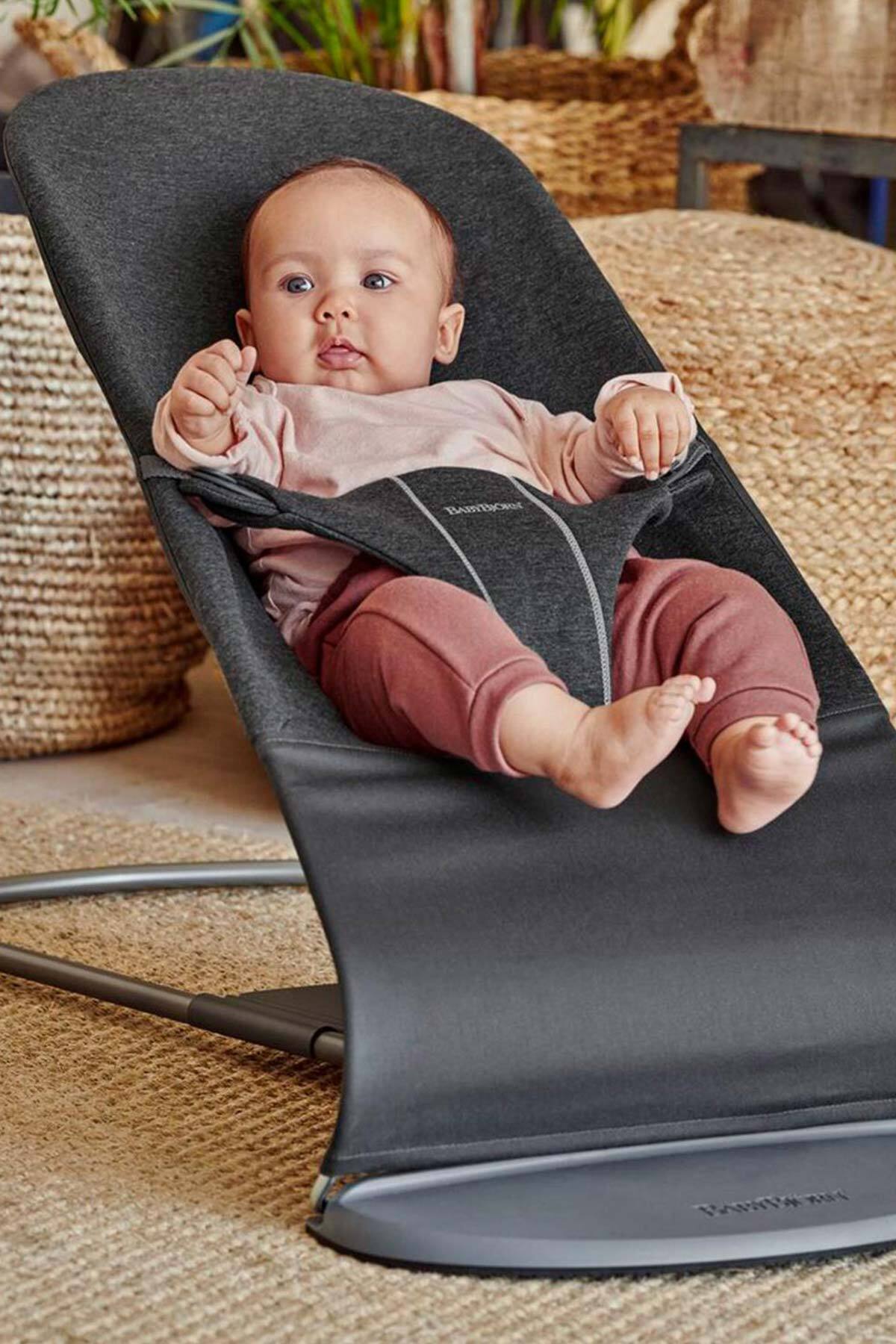 BabyBjörn Bliss Ana Kucağı Cotton - Charcoal Grey 3D Jersey fotoğrafı 3 (önizleme)