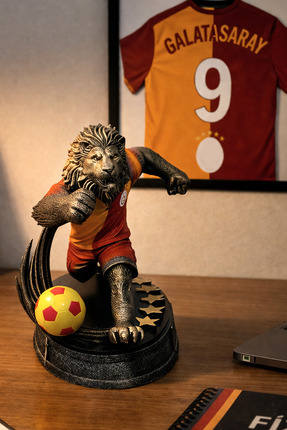 AF SANART Galatasaray futbolcu aslan maskot biblo , obje