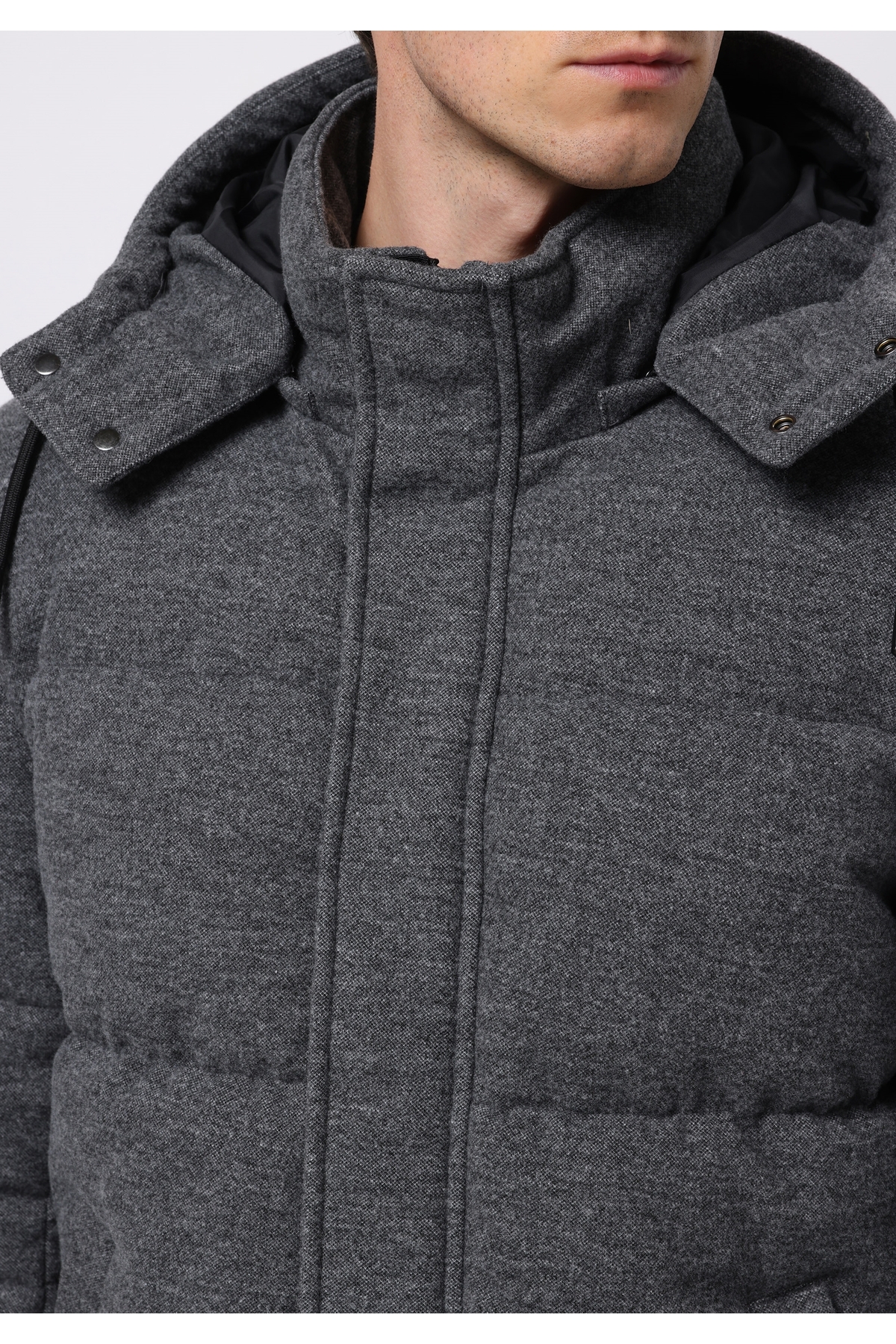 Colin’s  Regular Fit Erkek Gri Kaban - Görsel 5