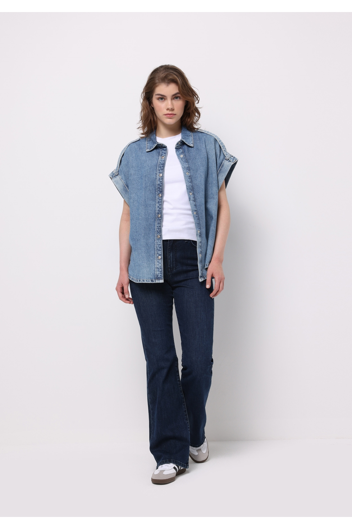 Colin’s  Regular Fit Orta Bel Bootcut Kadın Lacivert Jean Pantolon - Görsel 3