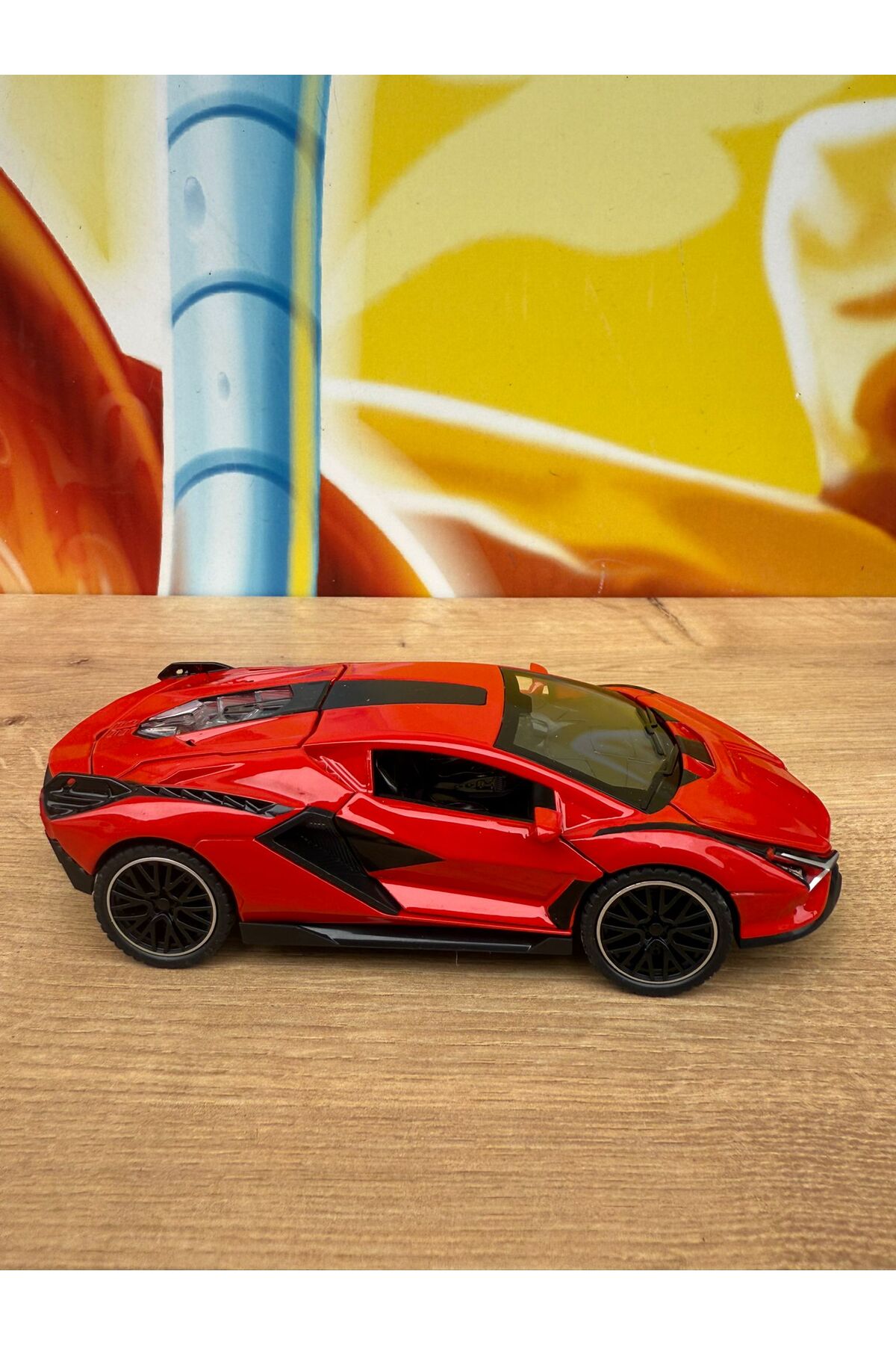 scntoys Lamborghini Veneno Diecast Araba Kapı Bagaj Kaput Açılır Oyuncak Lamborghini Araba fotoğrafı 6 (önizleme)