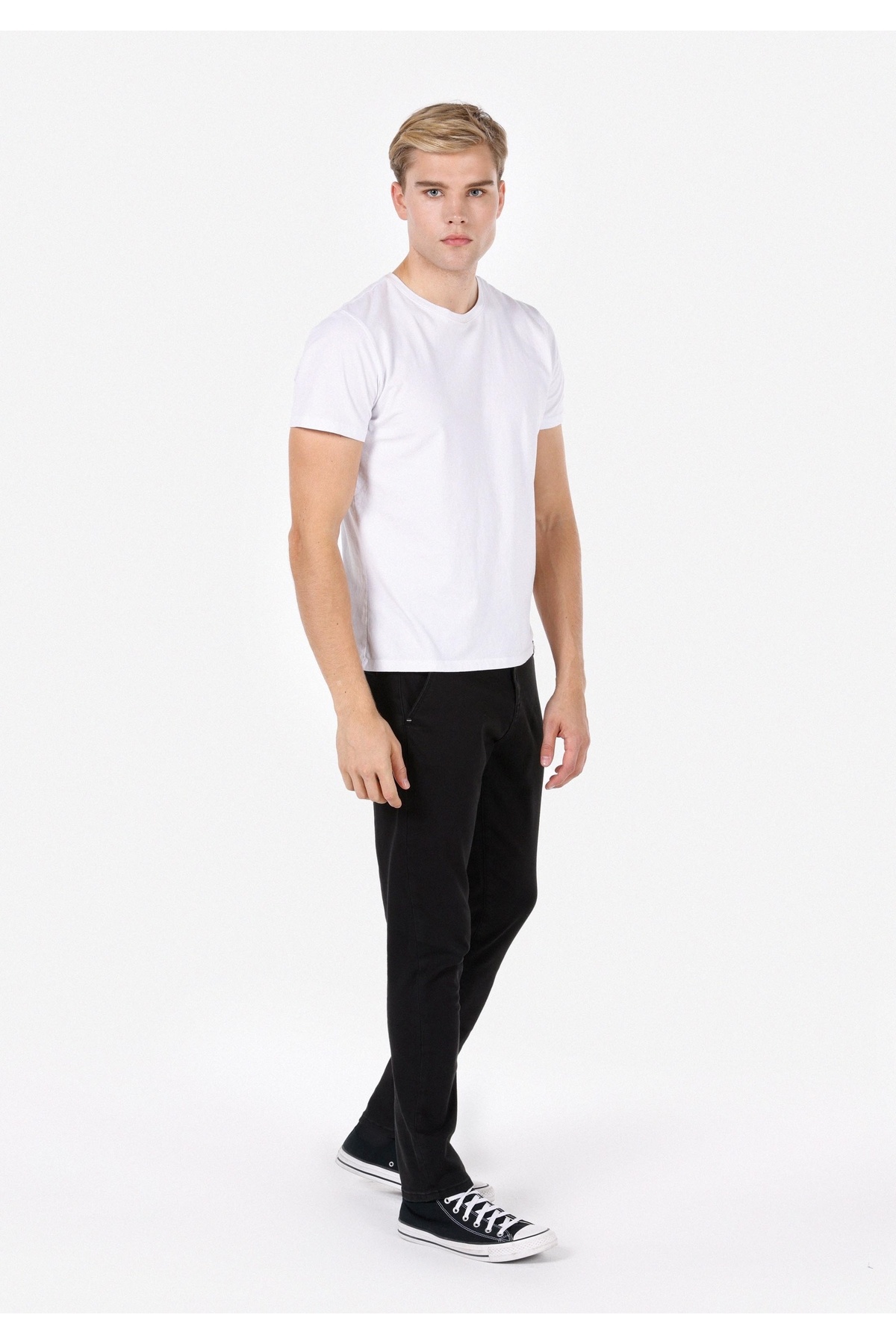 Slim Fit Erkek Siyah Jean Pantolon