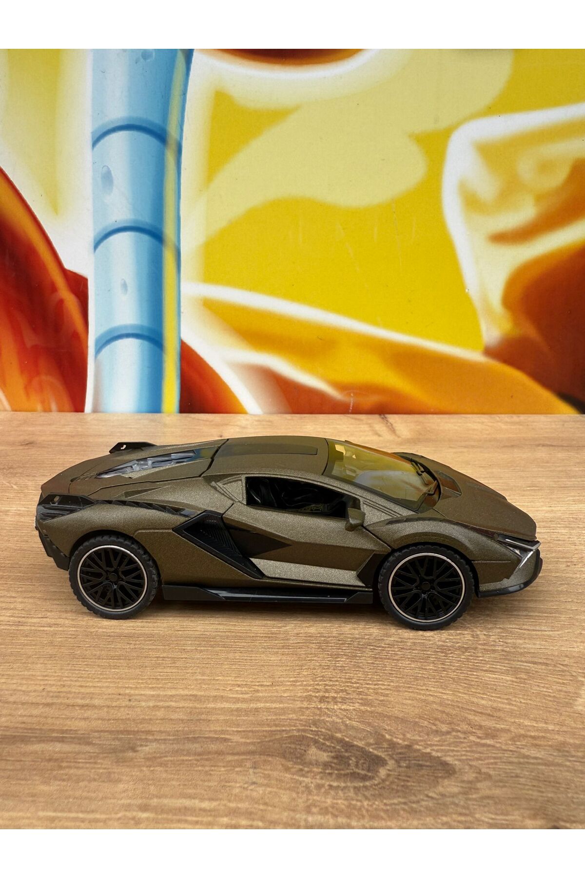 scntoys Lamborghini Çek Bırak Model Araba Lamborghini Veneno Diecast Araba Kapı Bagaj Kaput fotoğrafı 2 (önizleme)