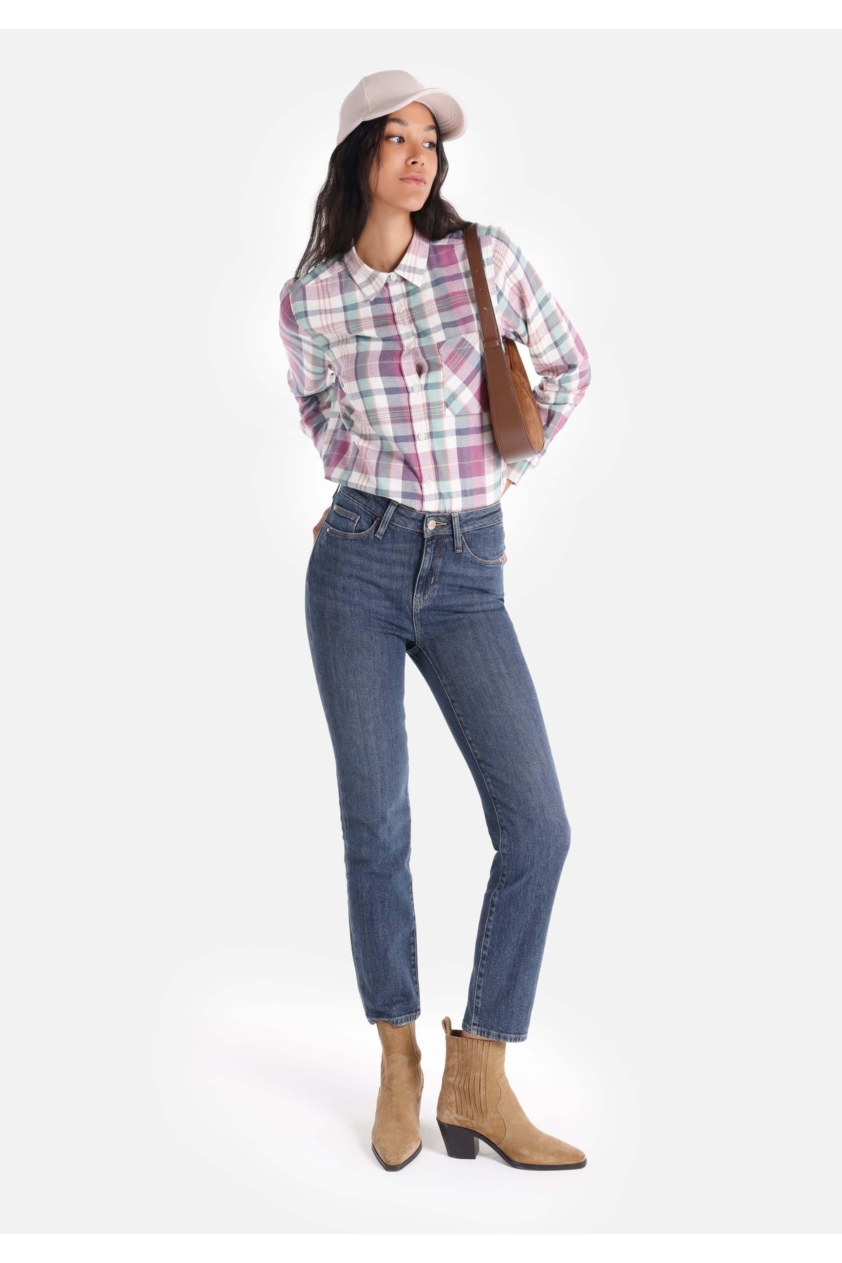 Slim Fit Kadın Denim Jean Pantolon
