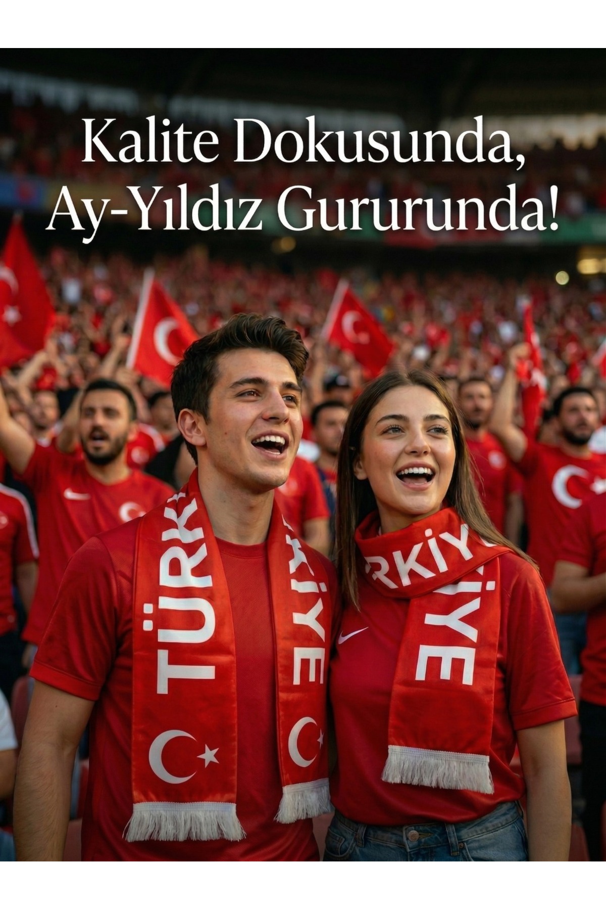 Asyabayrak Türk Bayraklı Atkı