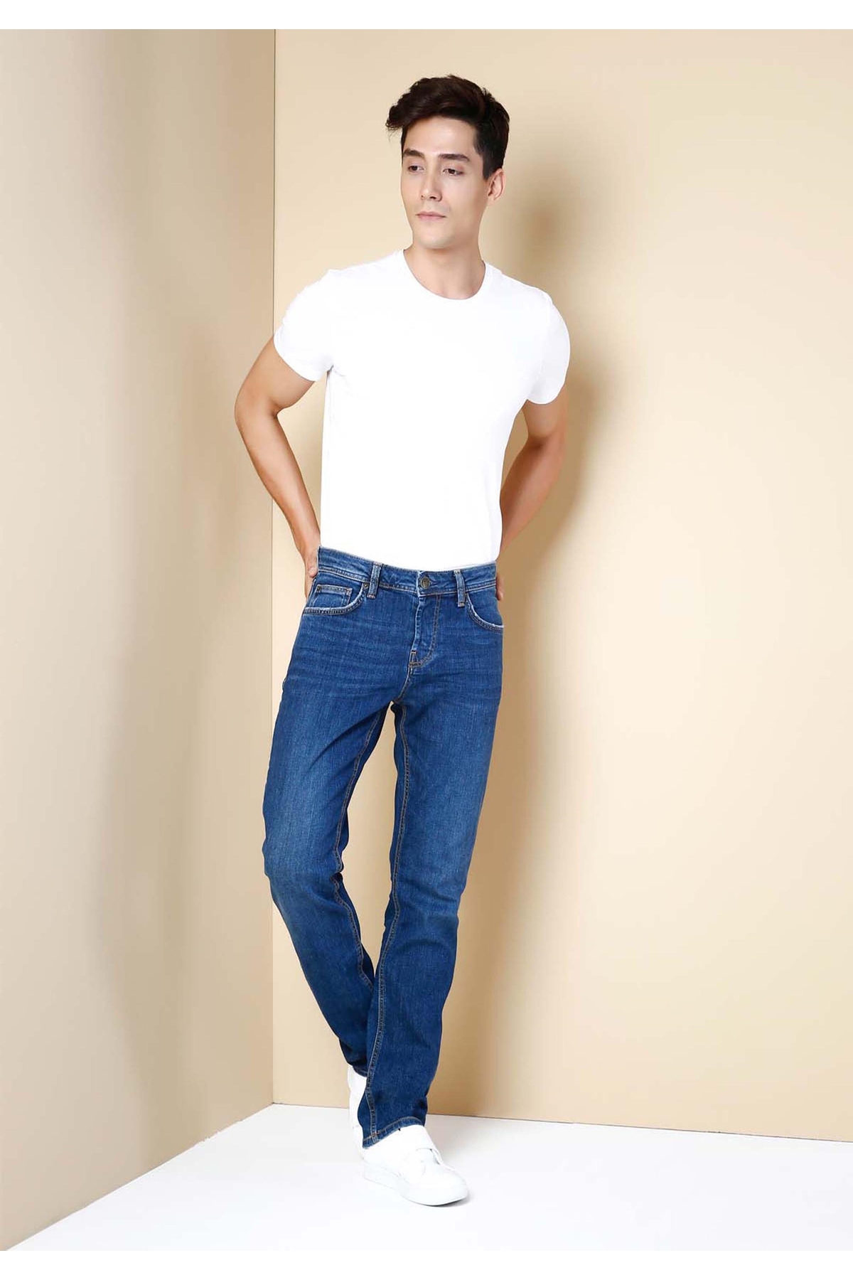 Colin’s  Straight Fit Düşük Bel Düz Paça Erkek İndigo Jean Pantolon - Görsel 3