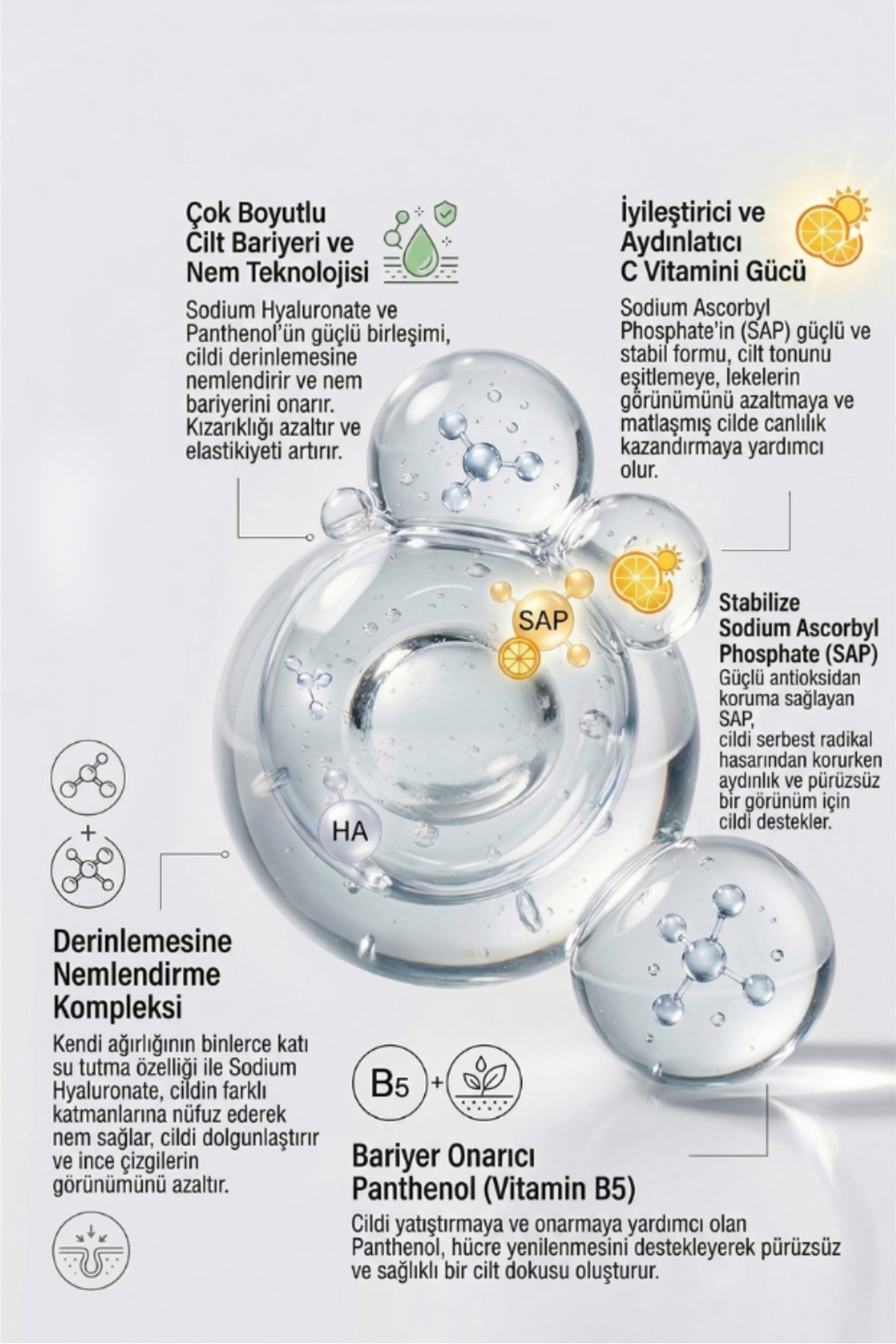 Aydınlatıcı Leke Karşıtı Vitamin C Serumu 30 Ml Parlak Dayanıklı Görünüm — 326530 — تصویر 3 از 5