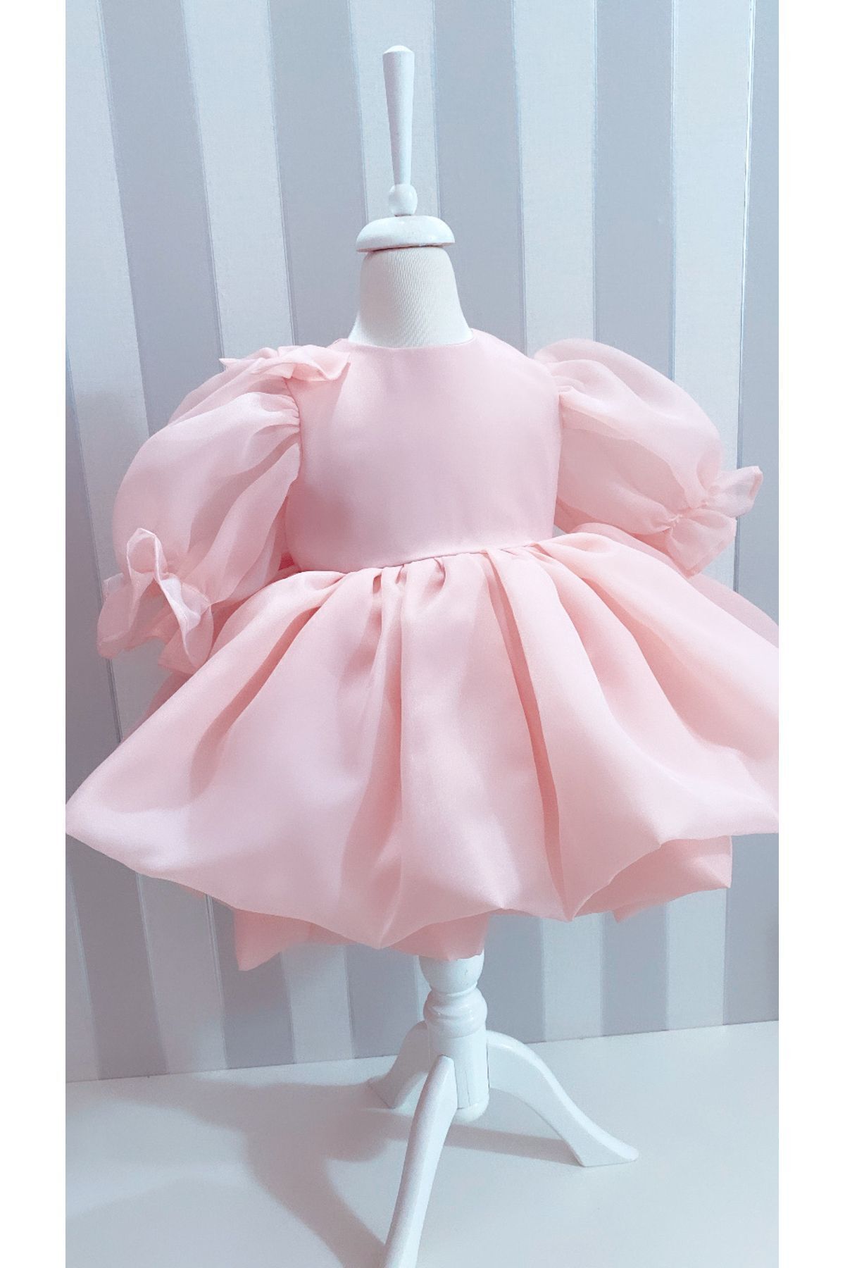 HOBİ Kız çocuk kabarık balon kollu abiye - Özel gün elbisesi fotoğrafı 3 (önizleme)